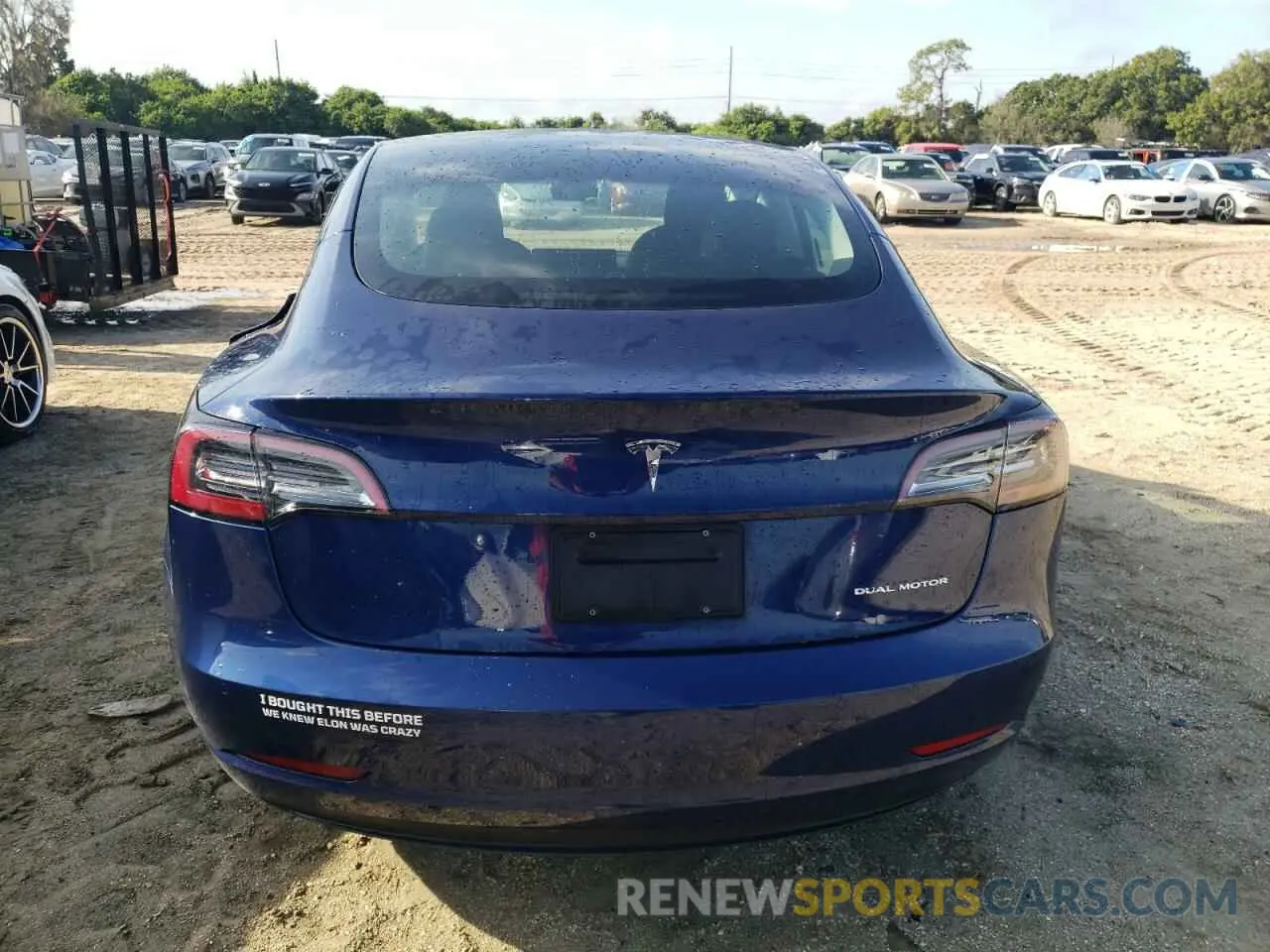 6 Photograph of a damaged car 5YJ3E1EB9MF965459 TESLA MODEL 3 2021