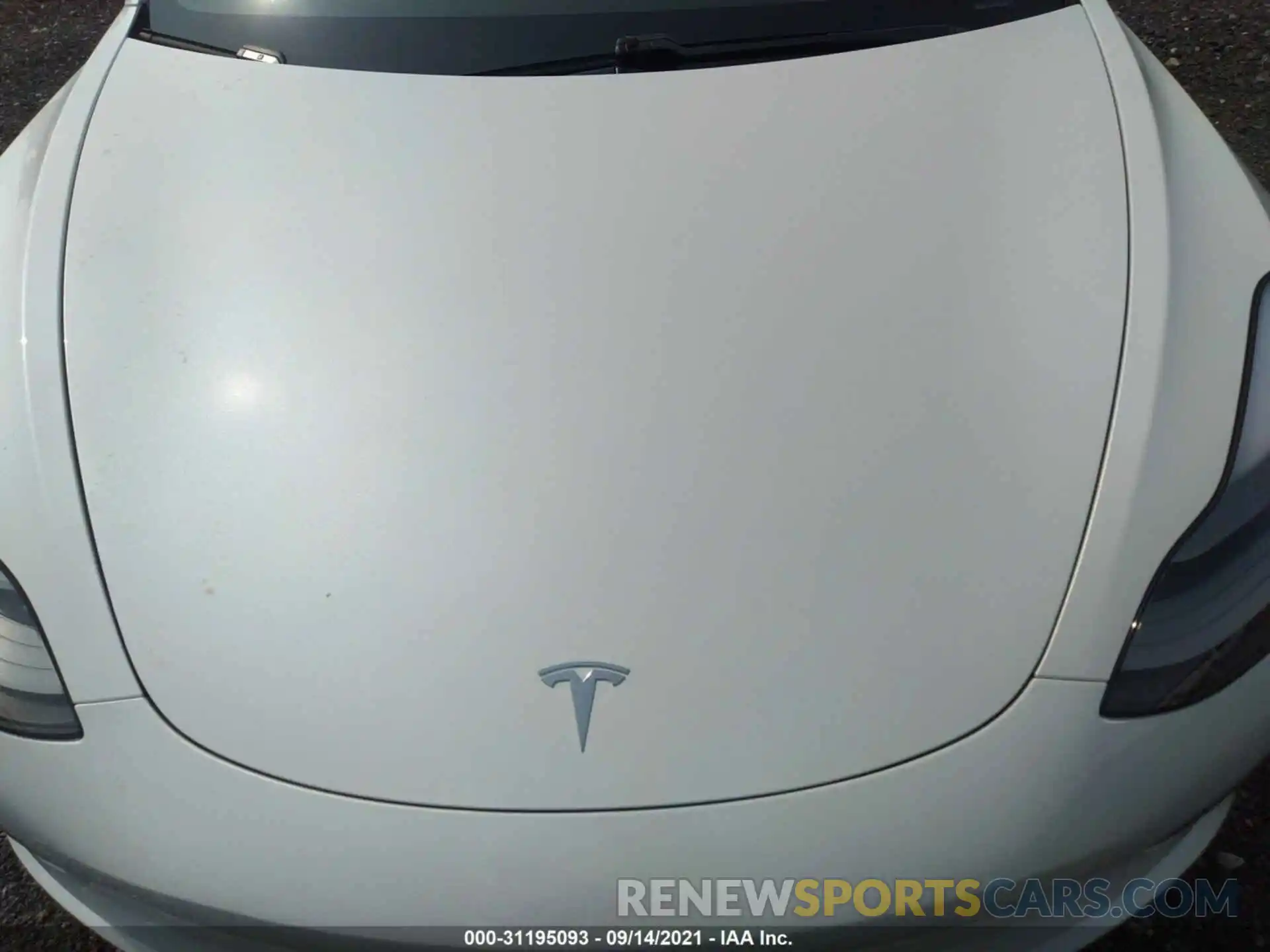 10 Photograph of a damaged car 5YJ3E1EB9MF988272 TESLA MODEL 3 2021