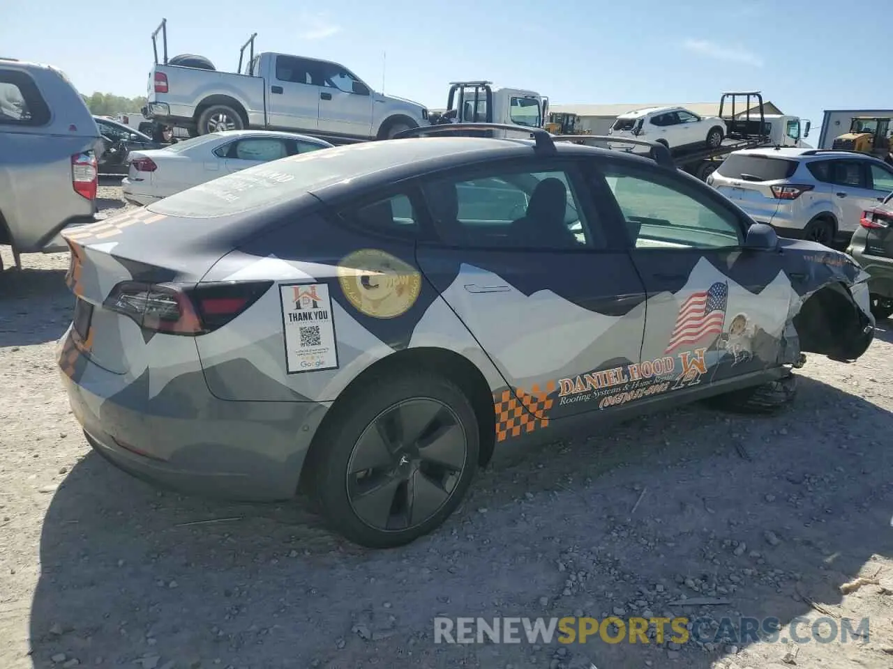 3 Photograph of a damaged car 5YJ3E1EB9MF988336 TESLA MODEL 3 2021