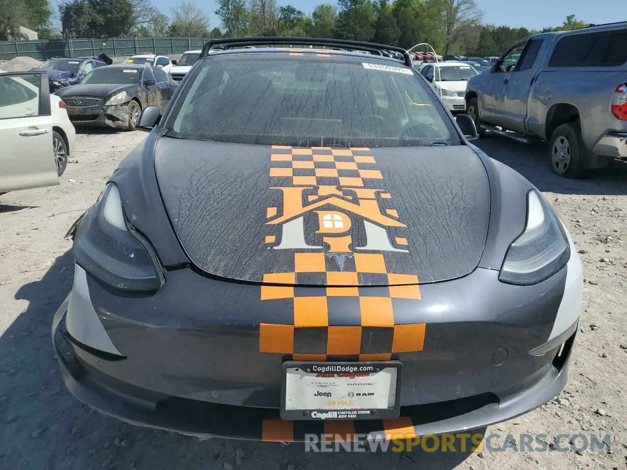 5 Photograph of a damaged car 5YJ3E1EB9MF988336 TESLA MODEL 3 2021