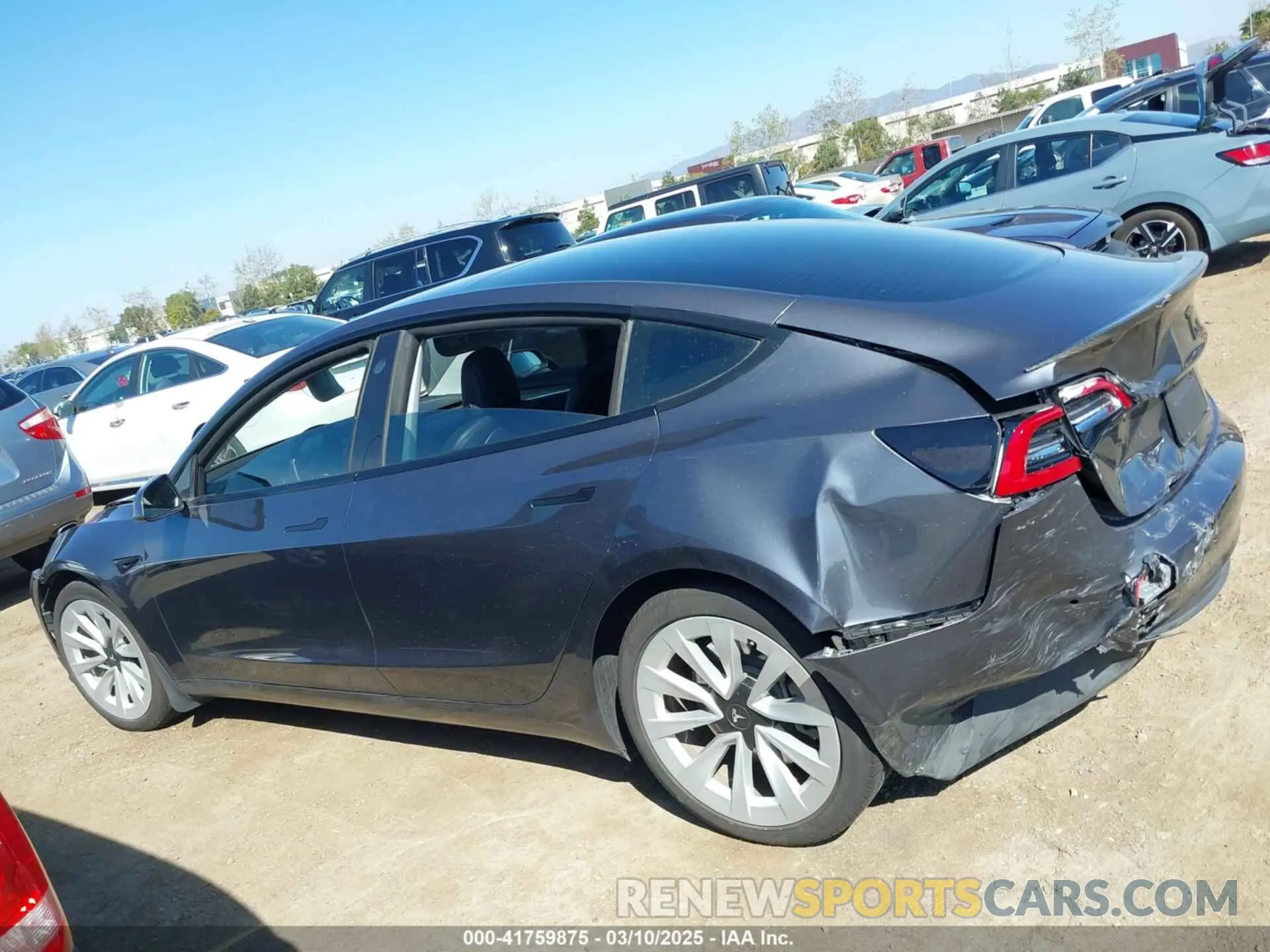13 Photograph of a damaged car 5YJ3E1EB9MF997442 TESLA MODEL 3 2021