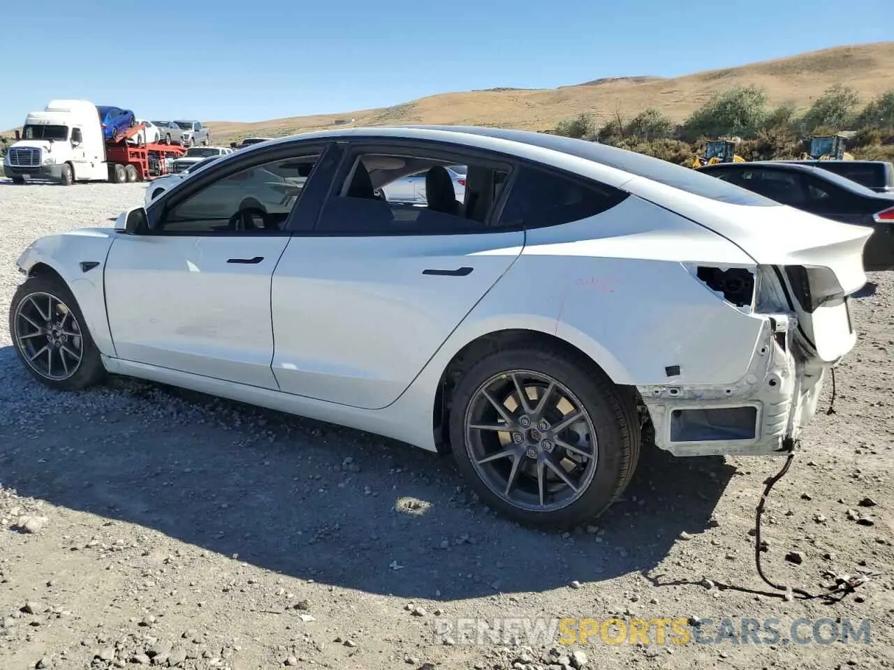 2 Photograph of a damaged car 5YJ3E1EB9MF997778 TESLA MODEL 3 2021
