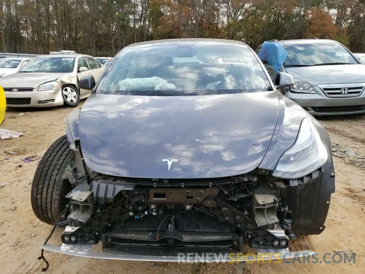 5 Photograph of a damaged car 5YJ3E1EBXMF010122 TESLA MODEL 3 2021