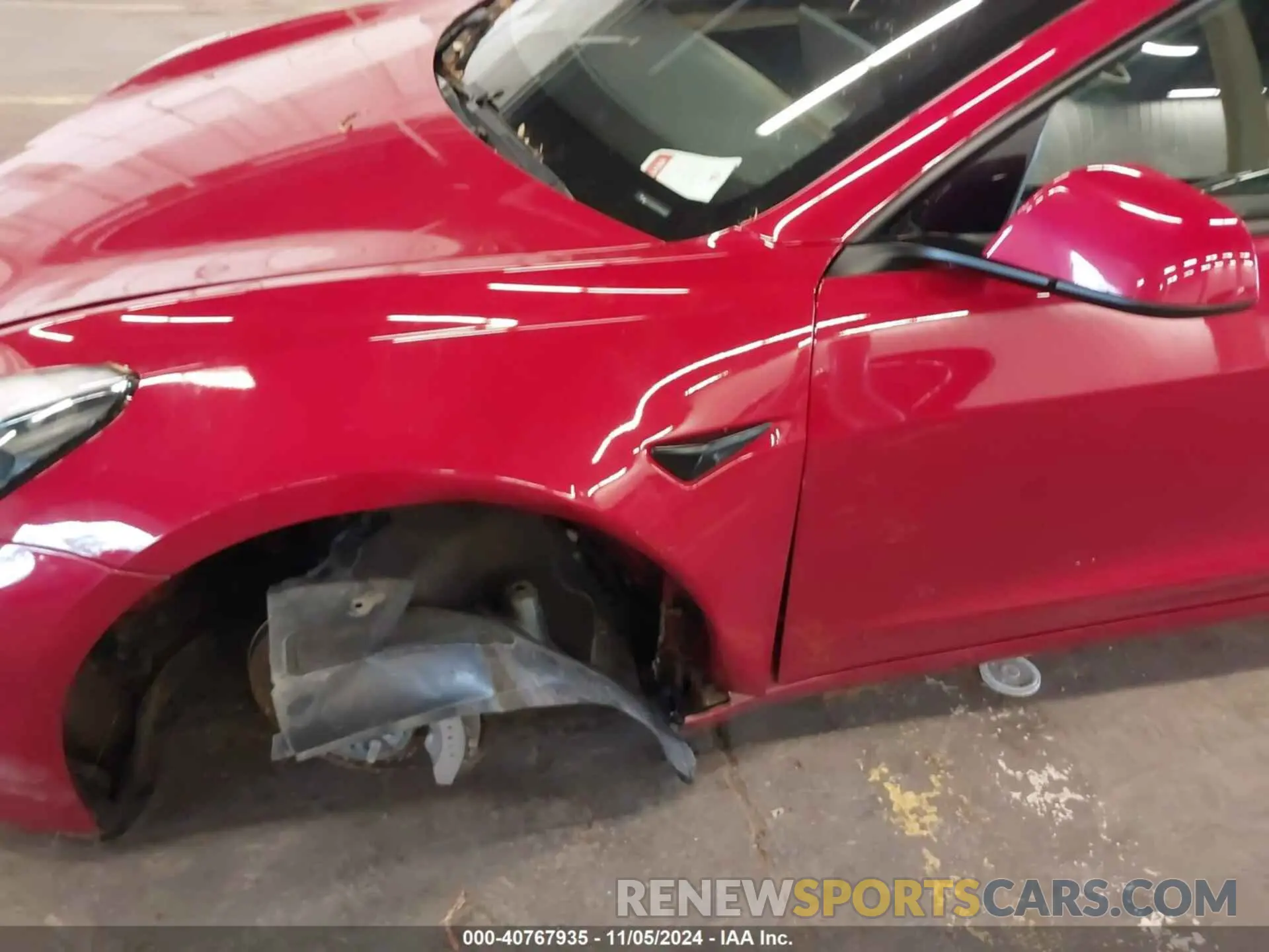 19 Photograph of a damaged car 5YJ3E1EBXMF013215 TESLA MODEL 3 2021