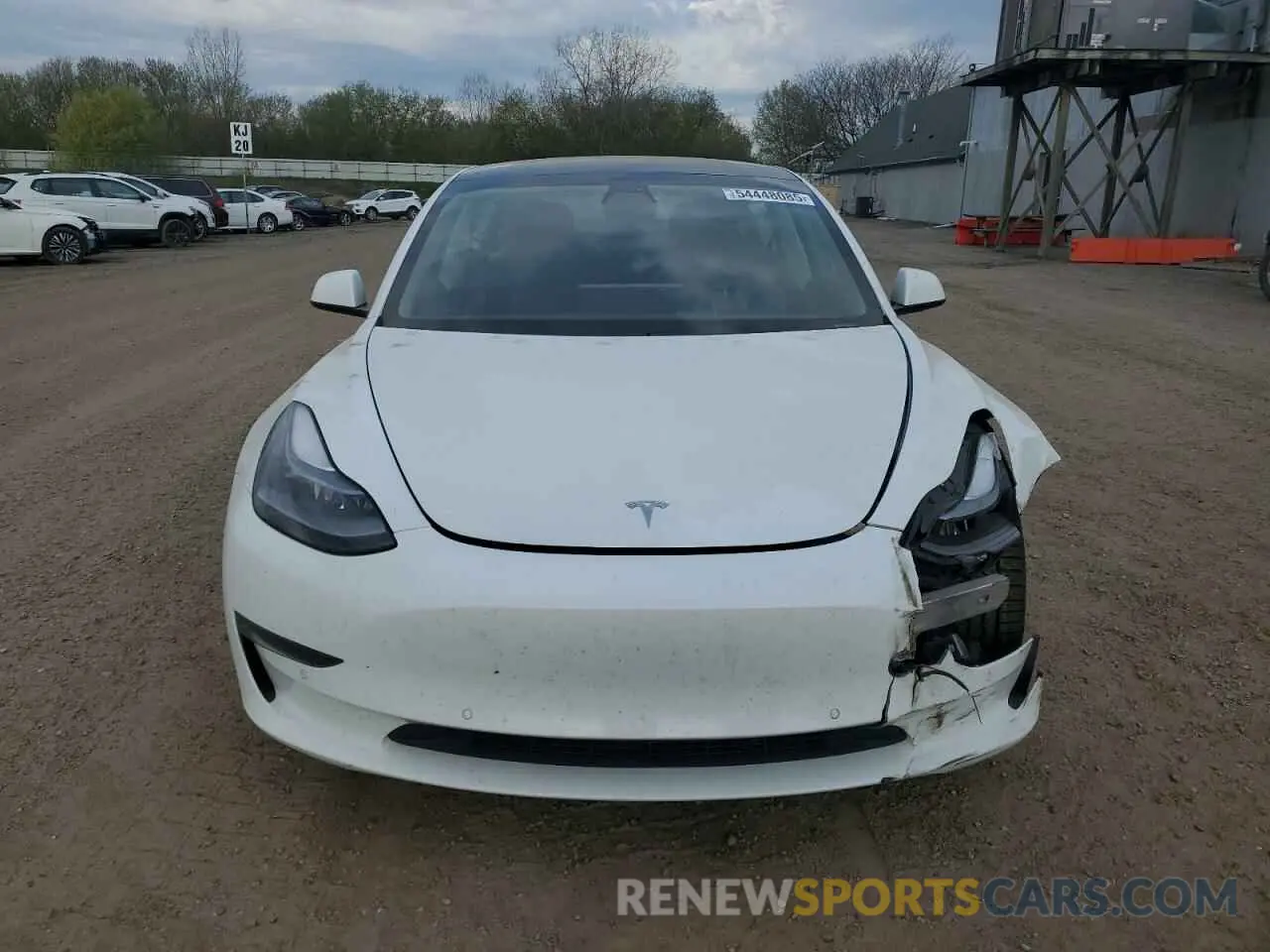 5 Photograph of a damaged car 5YJ3E1EBXMF032993 TESLA MODEL 3 2021