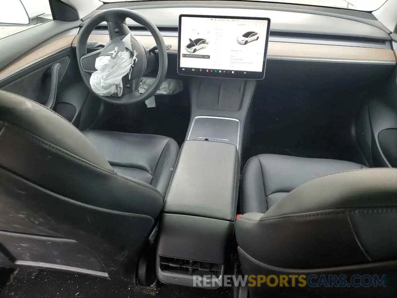 8 Photograph of a damaged car 5YJ3E1EBXMF032993 TESLA MODEL 3 2021