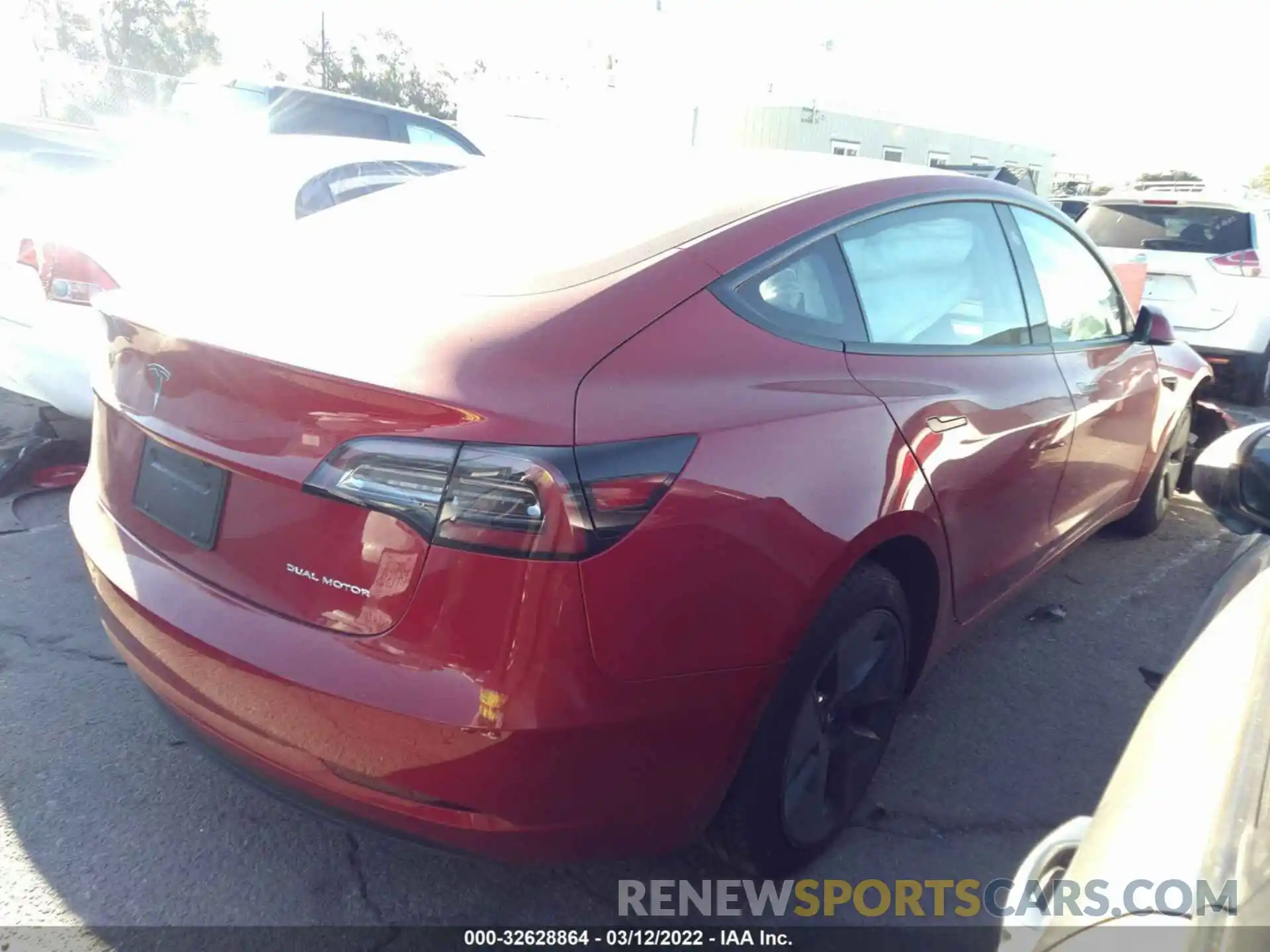 4 Photograph of a damaged car 5YJ3E1EBXMF048921 TESLA MODEL 3 2021