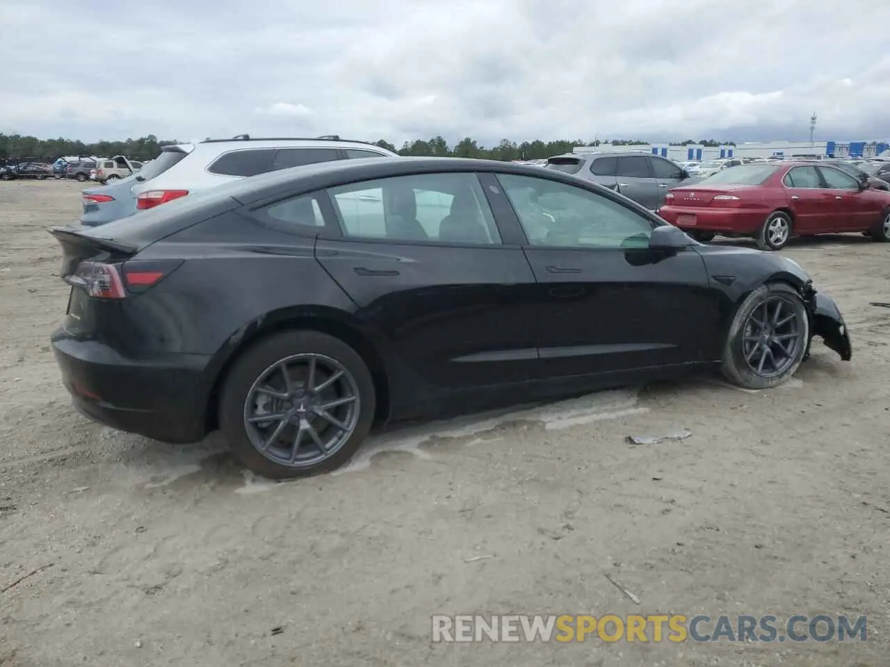 3 Photograph of a damaged car 5YJ3E1EBXMF049521 TESLA MODEL 3 2021