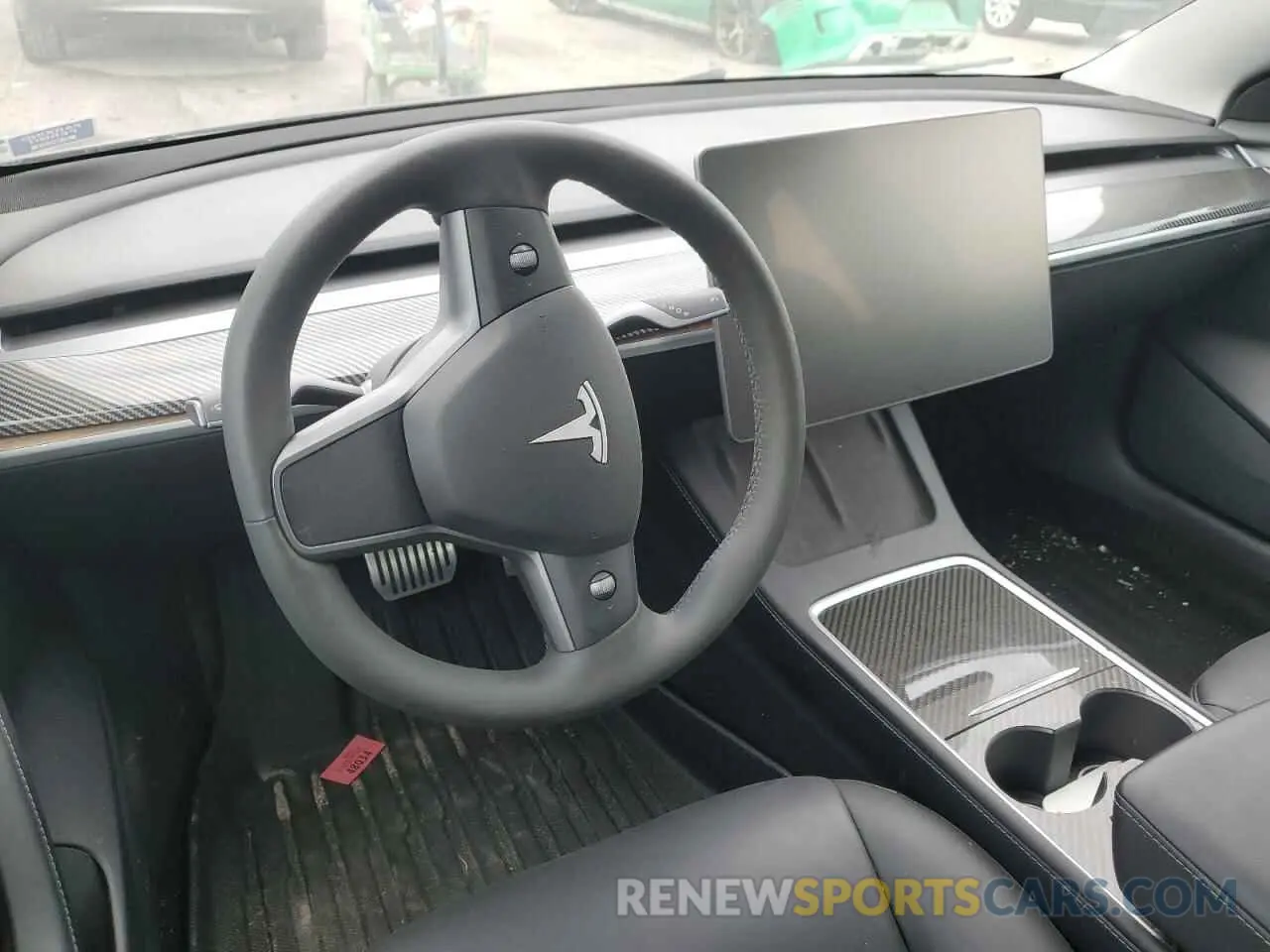 9 Photograph of a damaged car 5YJ3E1EBXMF049521 TESLA MODEL 3 2021