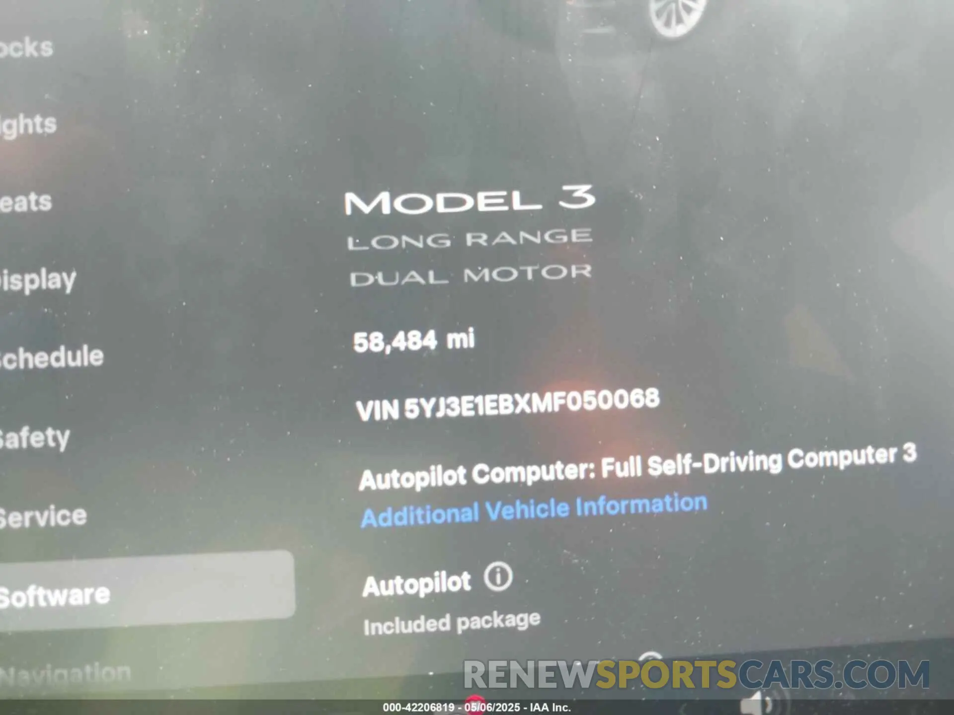 7 Photograph of a damaged car 5YJ3E1EBXMF050068 TESLA MODEL 3 2021