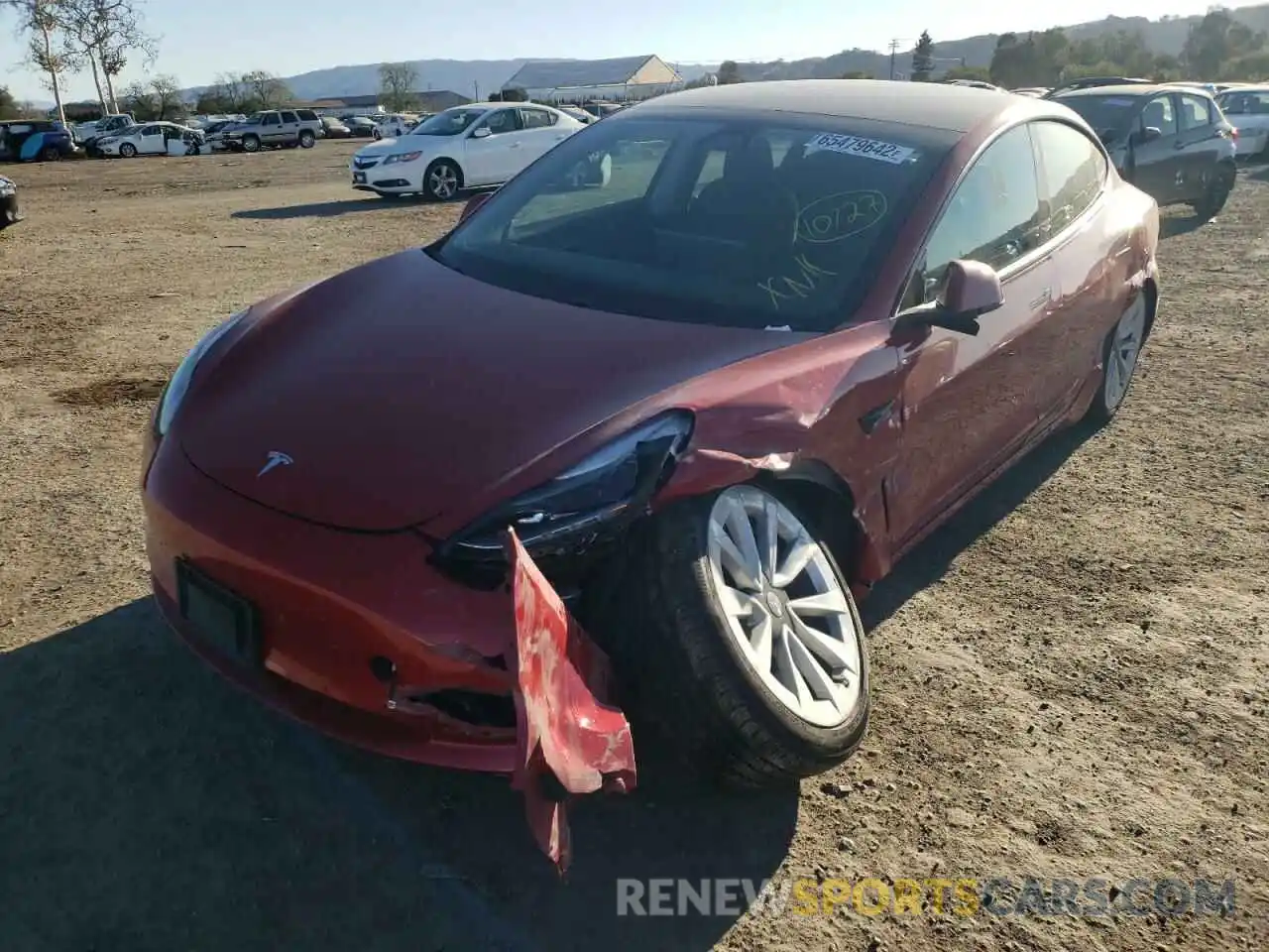 9 Photograph of a damaged car 5YJ3E1EBXMF064987 TESLA MODEL 3 2021