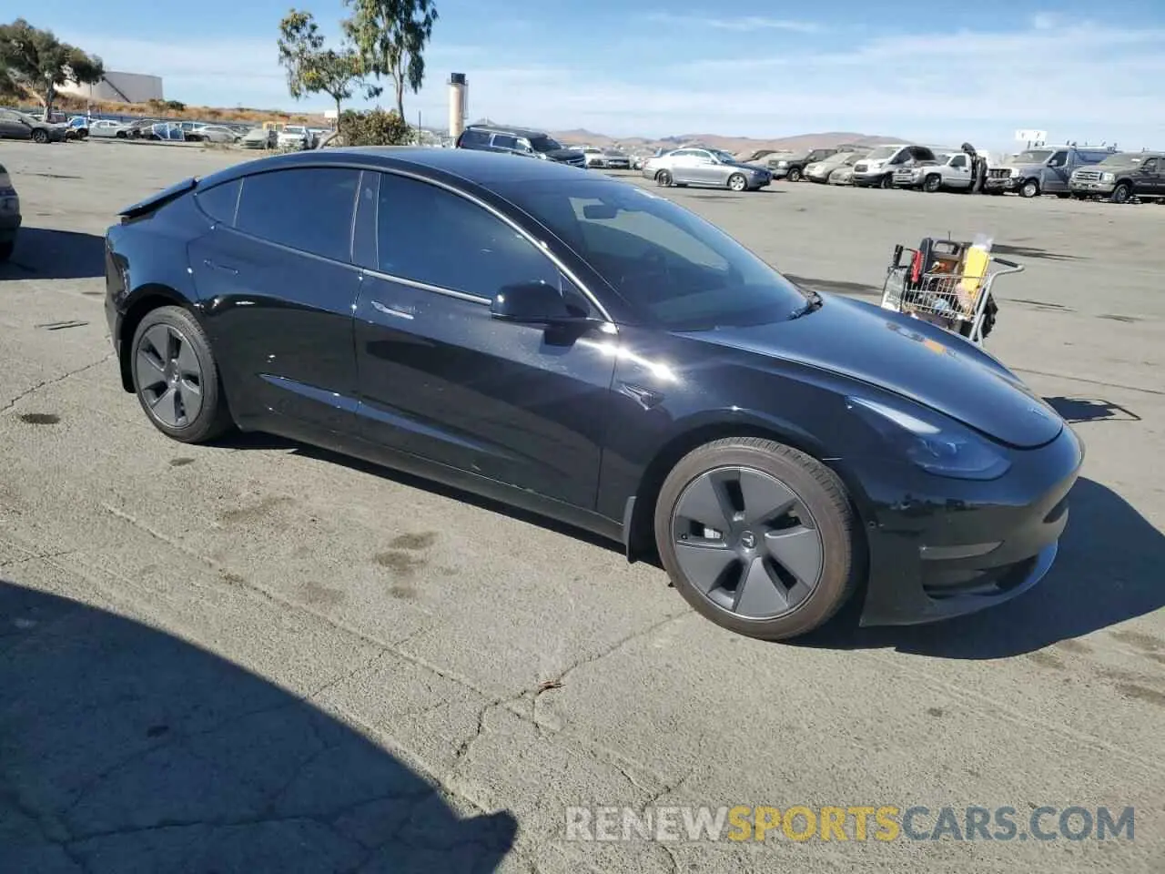 4 Photograph of a damaged car 5YJ3E1EBXMF088495 TESLA MODEL 3 2021