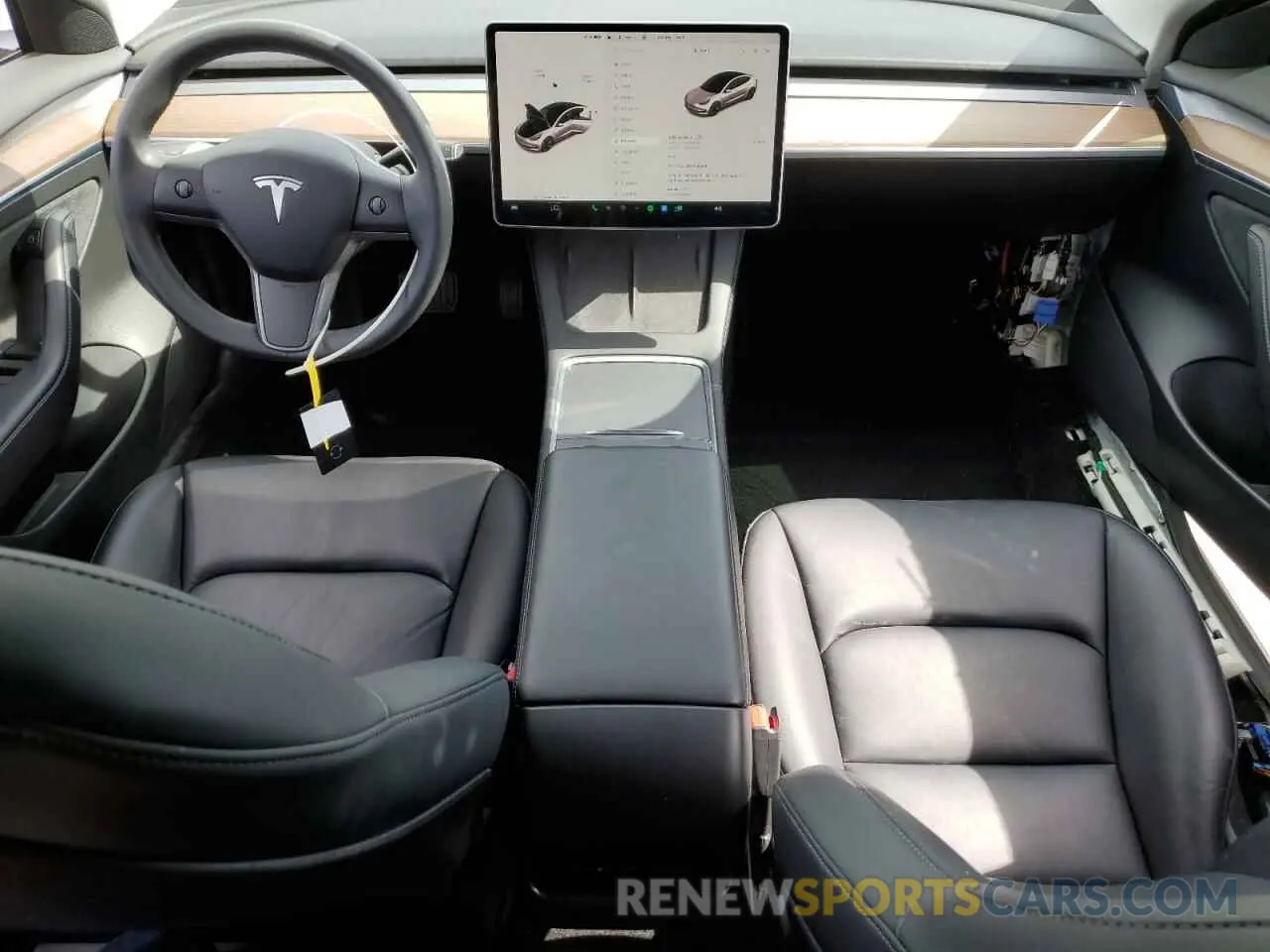 8 Photograph of a damaged car 5YJ3E1EBXMF150364 TESLA MODEL 3 2021