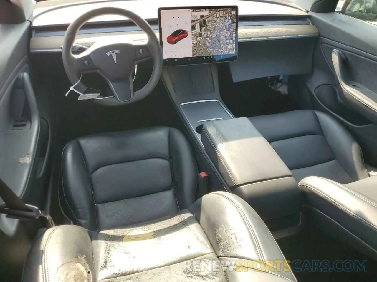 8 Photograph of a damaged car 5YJ3E1EBXMF848974 TESLA MODEL 3 2021