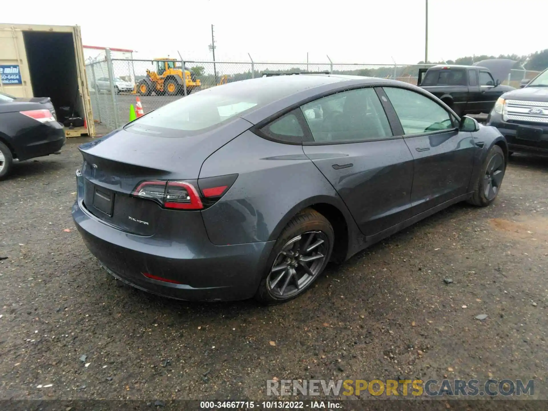 4 Photograph of a damaged car 5YJ3E1EBXMF853091 TESLA MODEL 3 2021