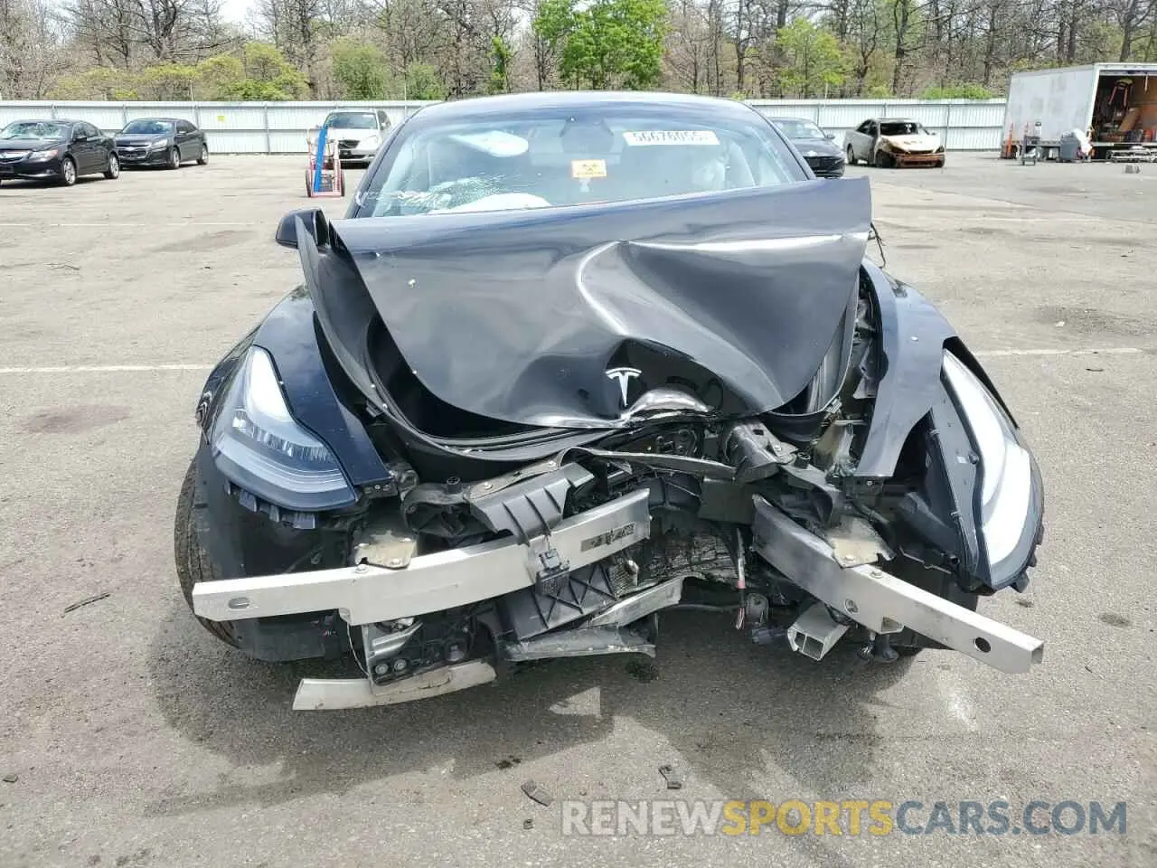 5 Photograph of a damaged car 5YJ3E1EBXMF855519 TESLA MODEL 3 2021