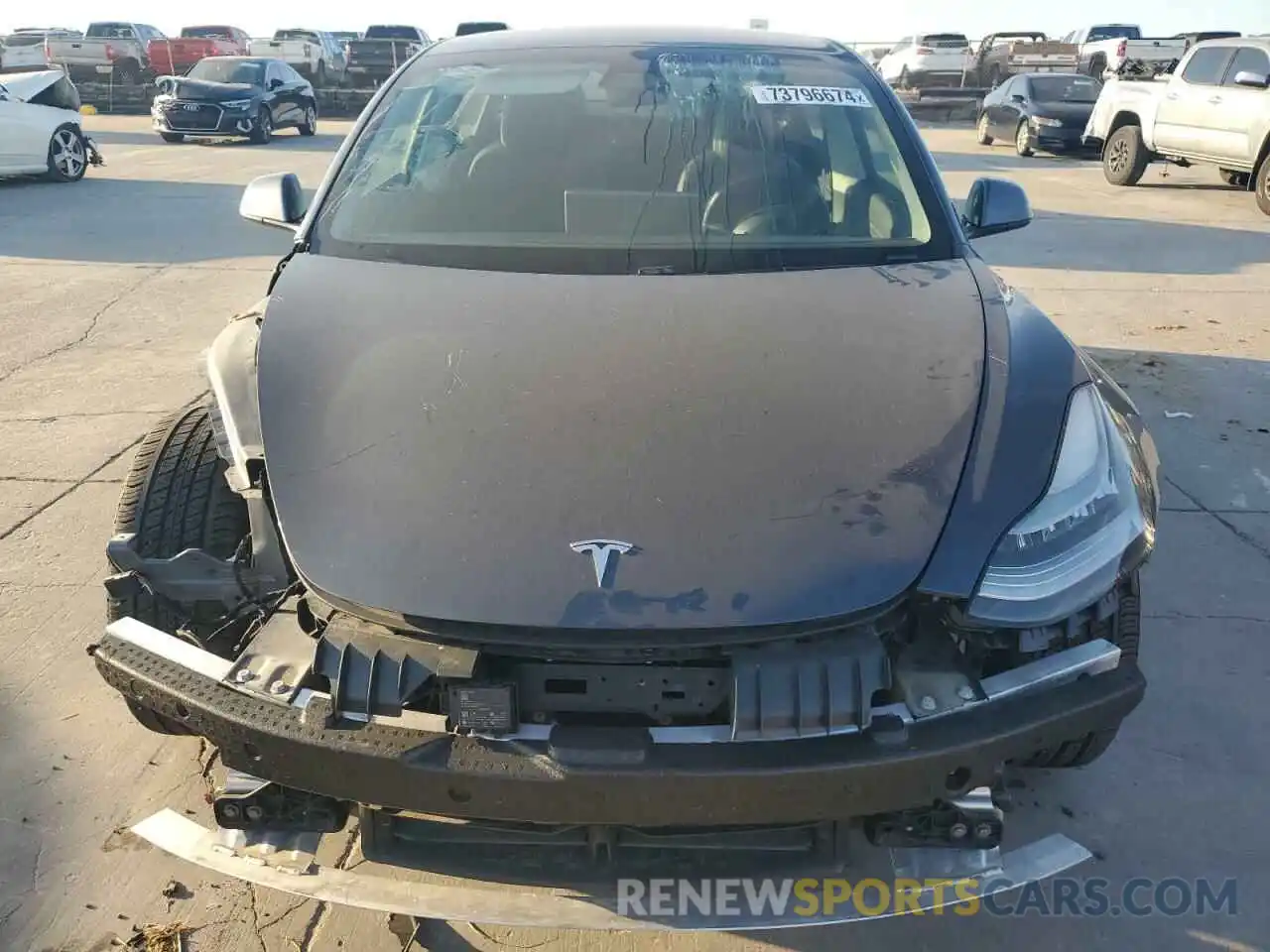 5 Photograph of a damaged car 5YJ3E1EBXMF855570 TESLA MODEL 3 2021