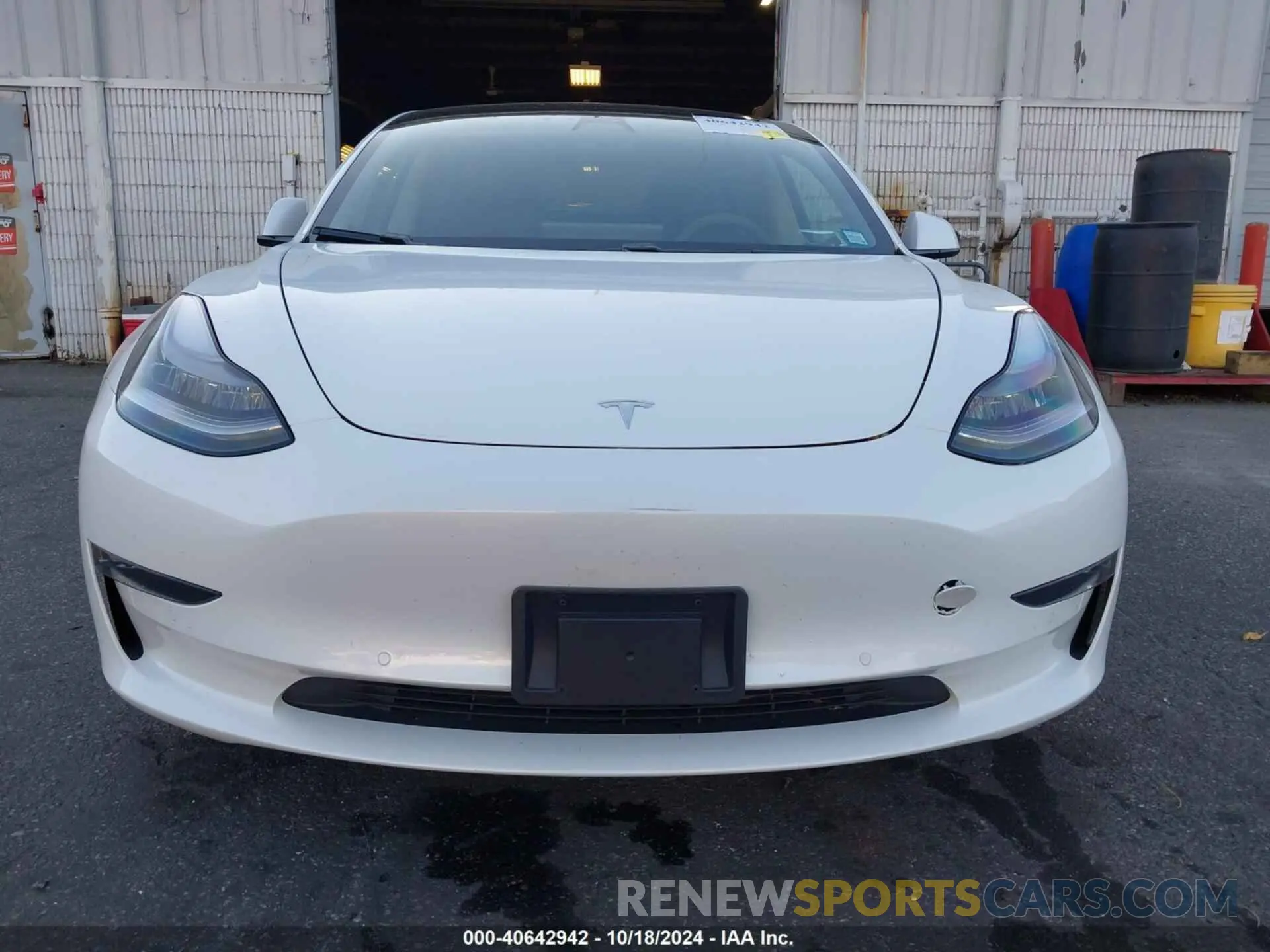 12 Photograph of a damaged car 5YJ3E1EBXMF855729 TESLA MODEL 3 2021