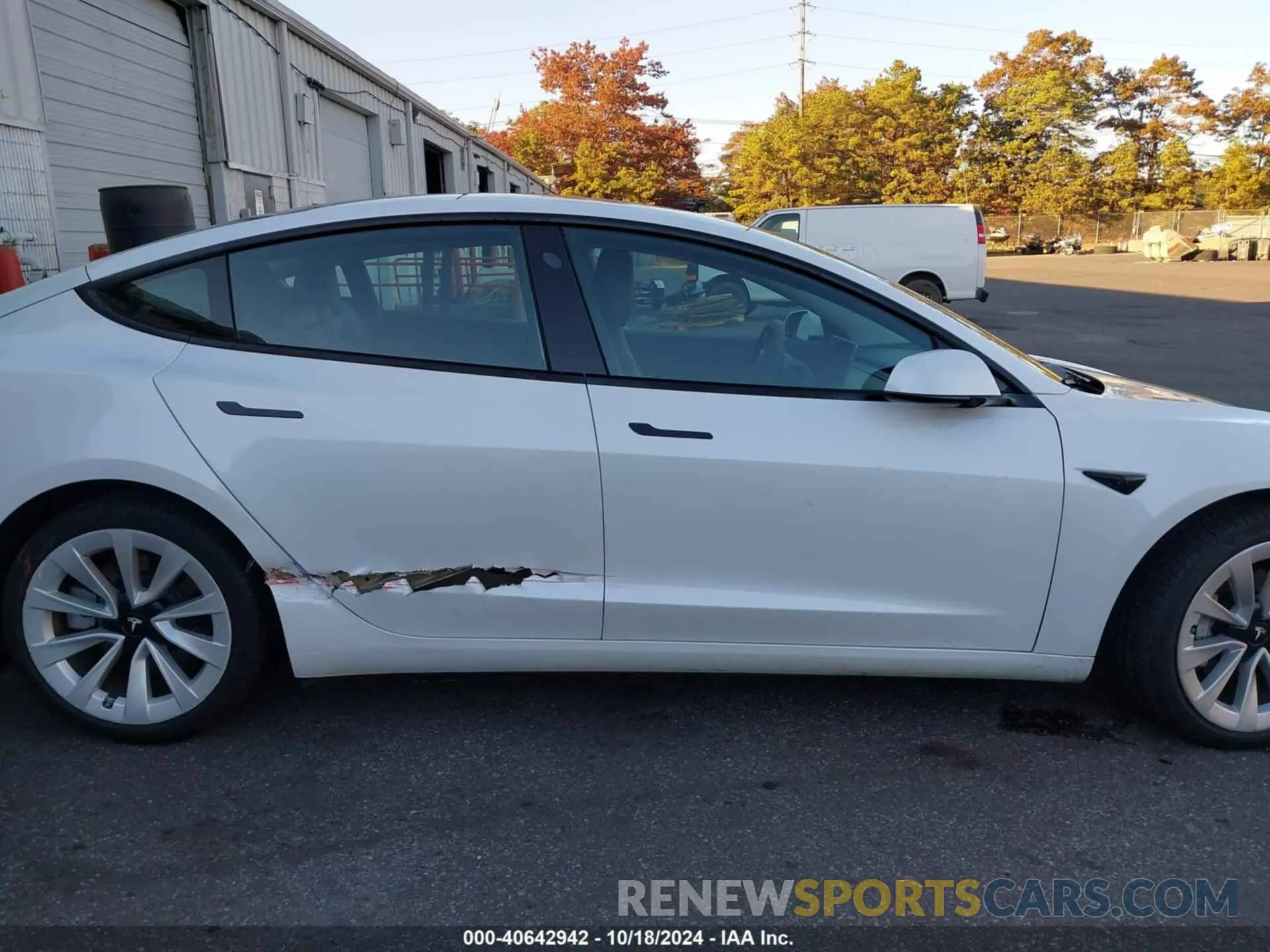 13 Photograph of a damaged car 5YJ3E1EBXMF855729 TESLA MODEL 3 2021