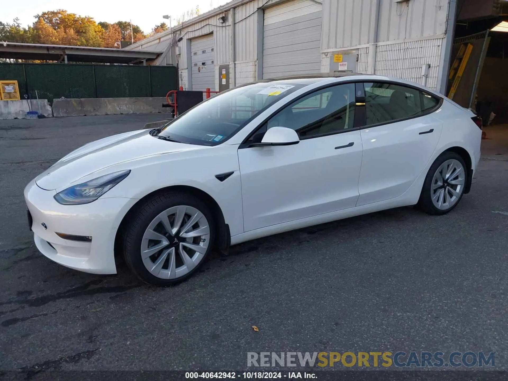 2 Photograph of a damaged car 5YJ3E1EBXMF855729 TESLA MODEL 3 2021