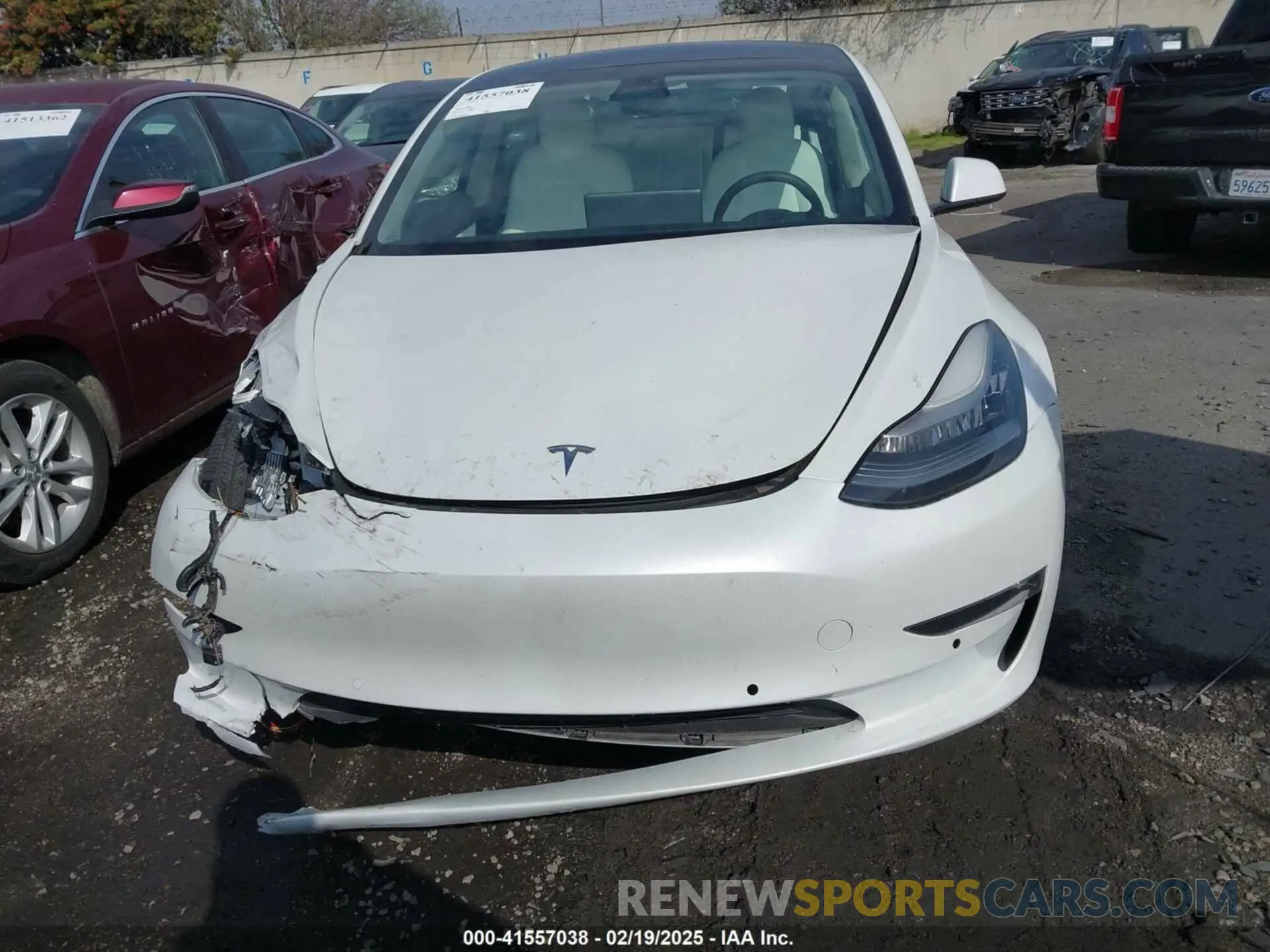 12 Photograph of a damaged car 5YJ3E1EBXMF860283 TESLA MODEL 3 2021