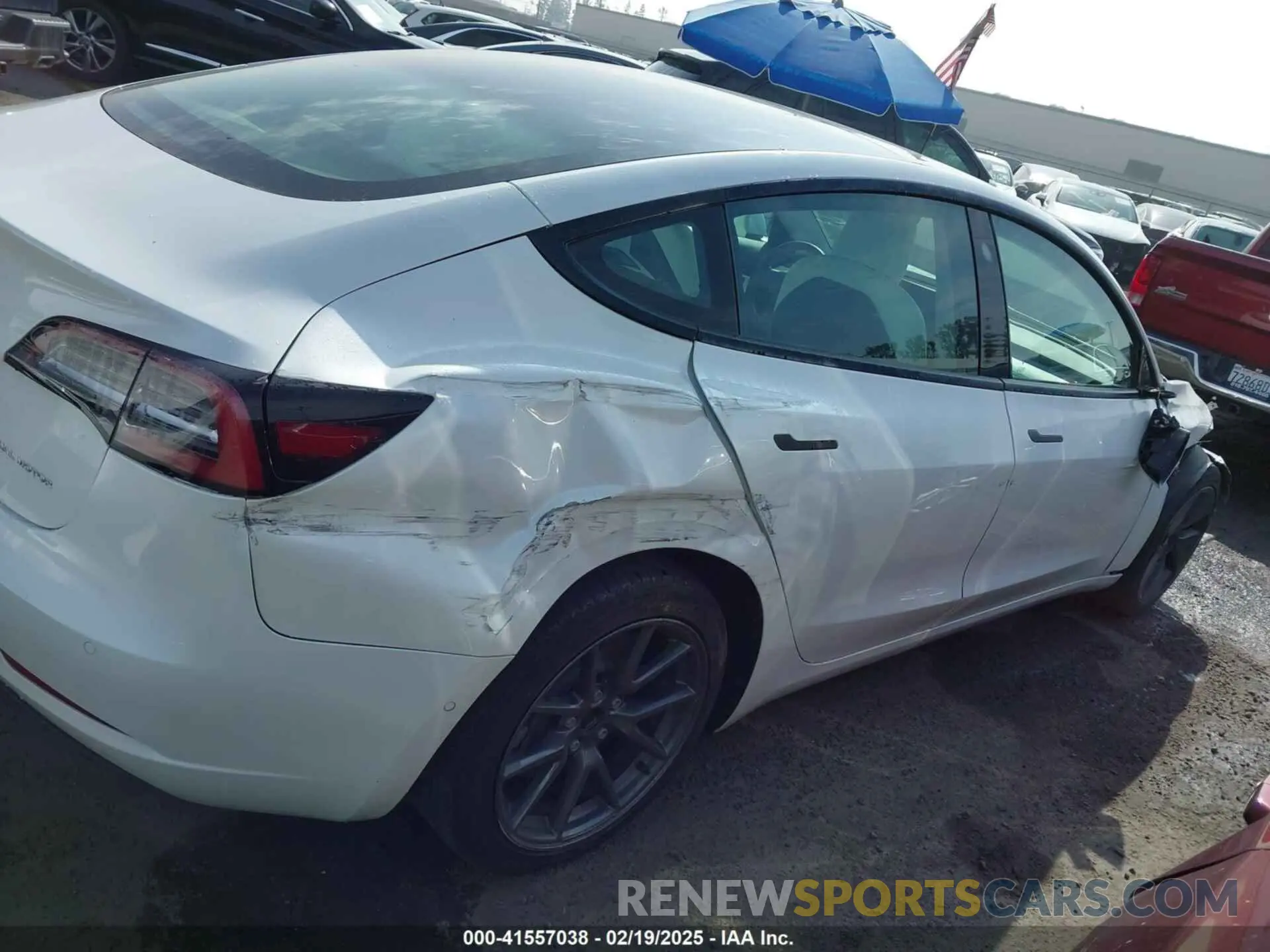 13 Photograph of a damaged car 5YJ3E1EBXMF860283 TESLA MODEL 3 2021