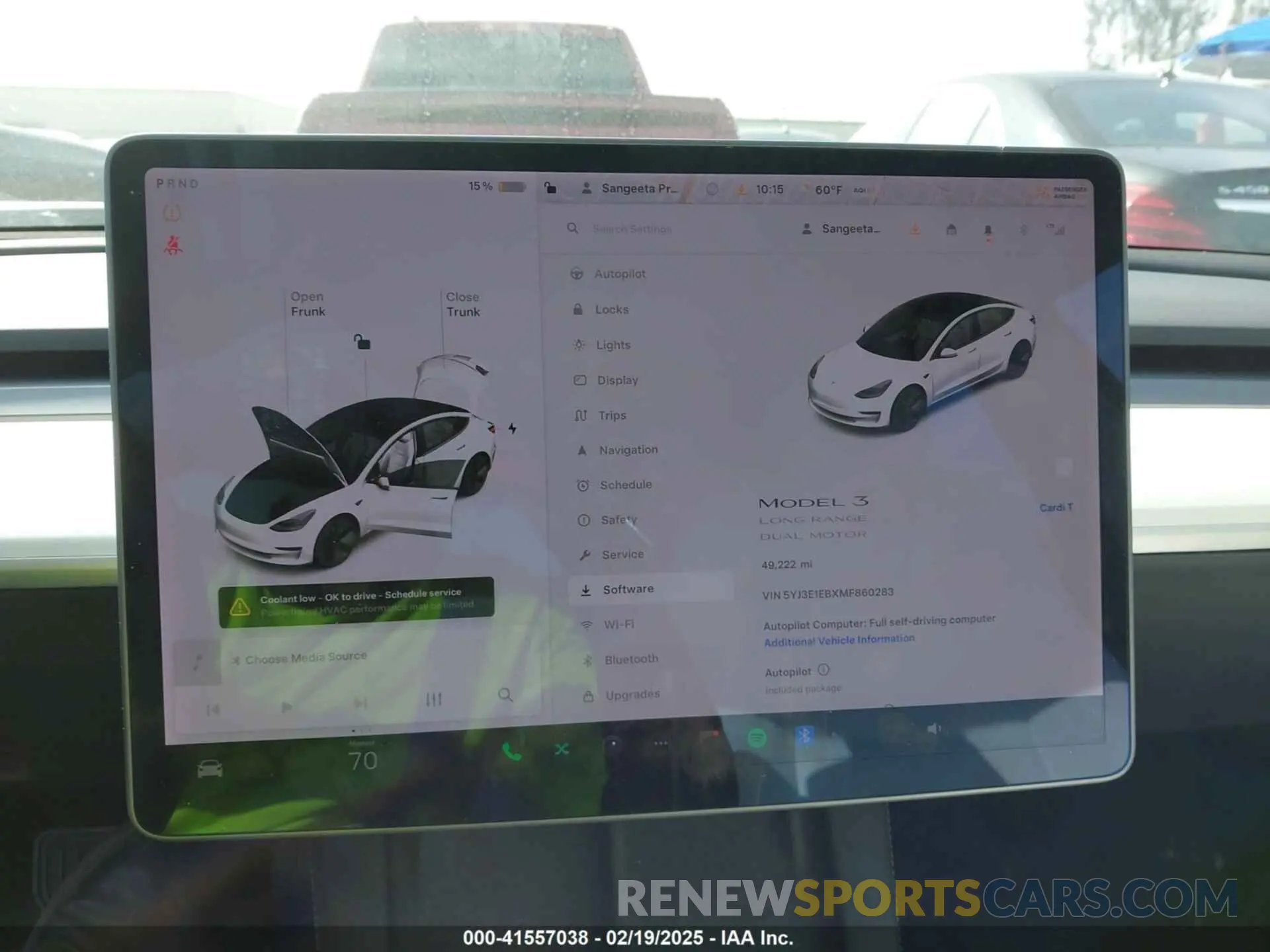 18 Photograph of a damaged car 5YJ3E1EBXMF860283 TESLA MODEL 3 2021
