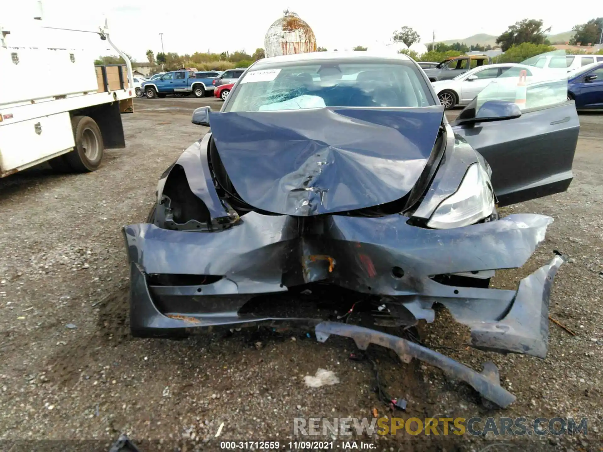 6 Photograph of a damaged car 5YJ3E1EBXMF874913 TESLA MODEL 3 2021