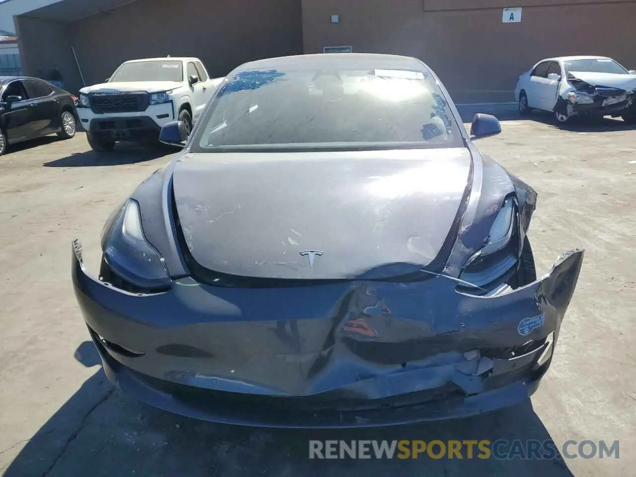 5 Photograph of a damaged car 5YJ3E1EBXMF879531 TESLA MODEL 3 2021