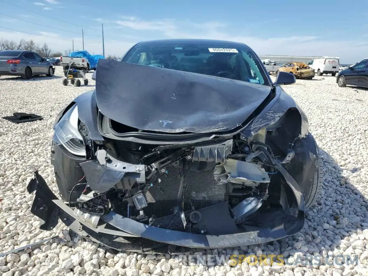 13 Photograph of a damaged car 5YJ3E1EBXMF902516 TESLA MODEL 3 2021