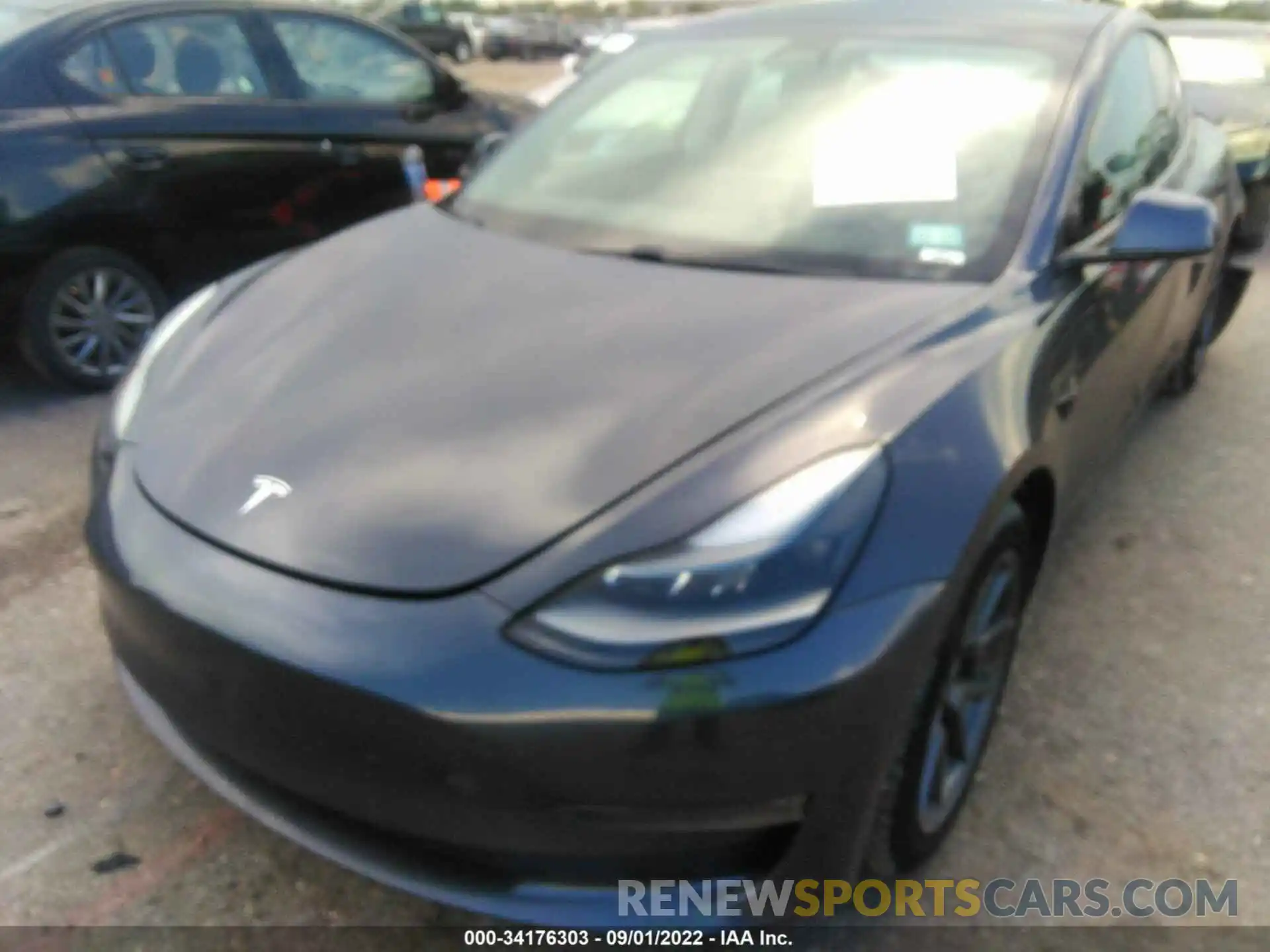 10 Photograph of a damaged car 5YJ3E1EBXMF902581 TESLA MODEL 3 2021