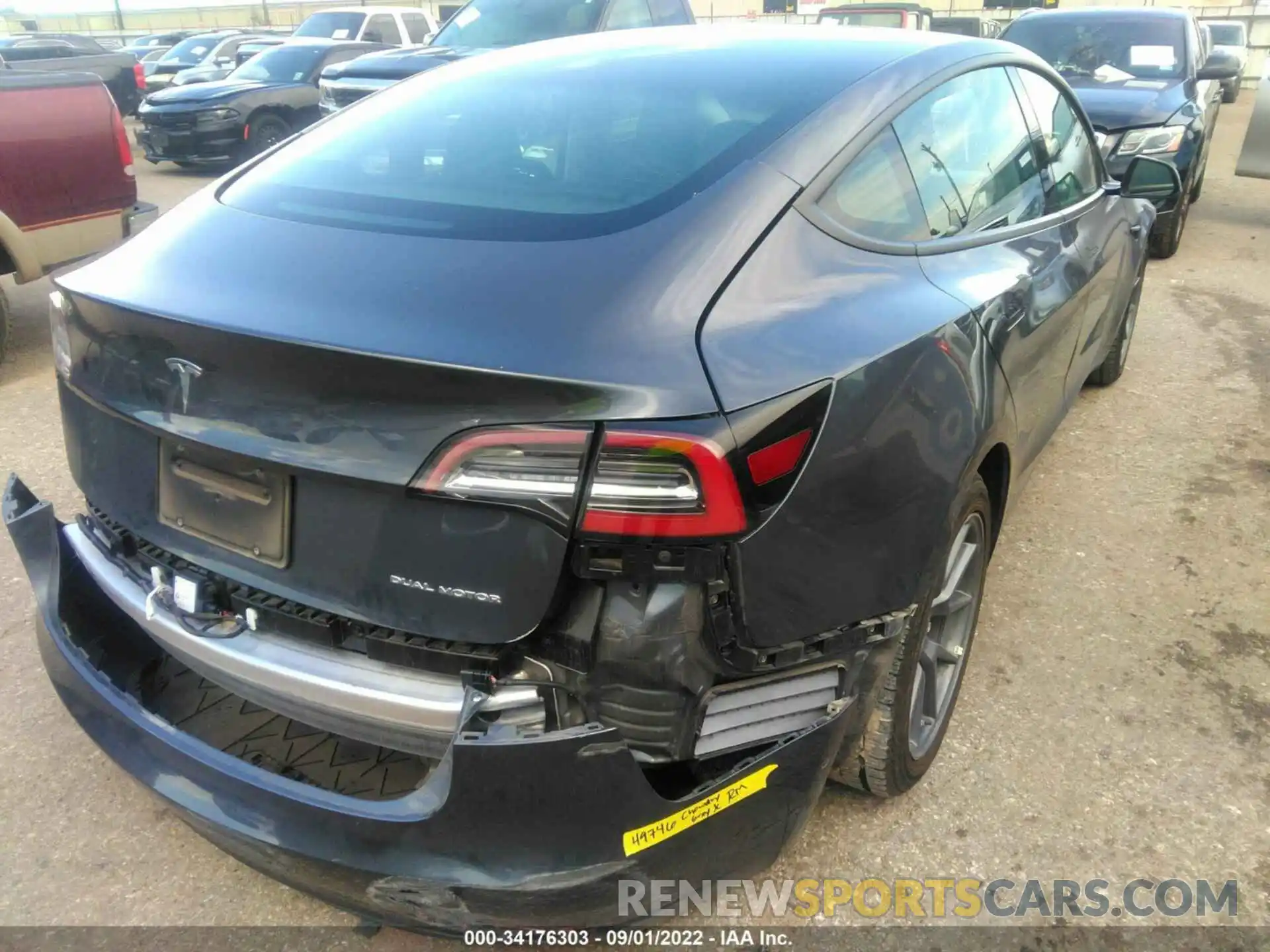 4 Photograph of a damaged car 5YJ3E1EBXMF902581 TESLA MODEL 3 2021