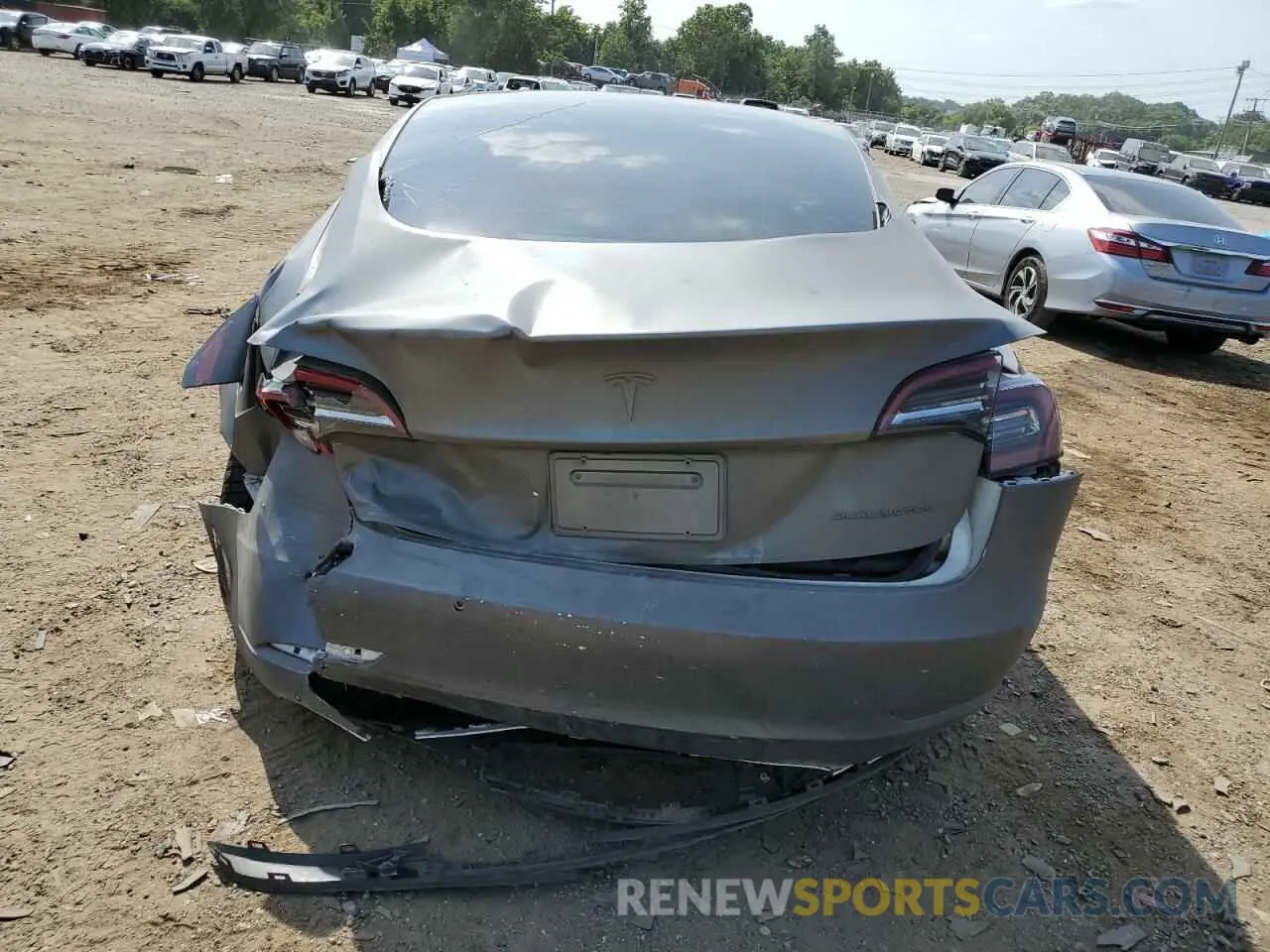 6 Photograph of a damaged car 5YJ3E1EBXMF925066 TESLA MODEL 3 2021