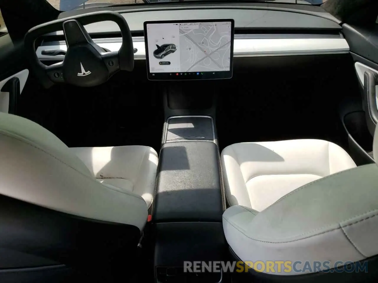 8 Photograph of a damaged car 5YJ3E1EBXMF925066 TESLA MODEL 3 2021