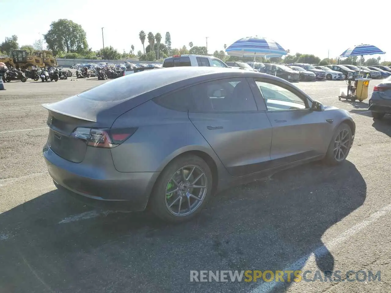 3 Photograph of a damaged car 5YJ3E1EBXMF938271 TESLA MODEL 3 2021