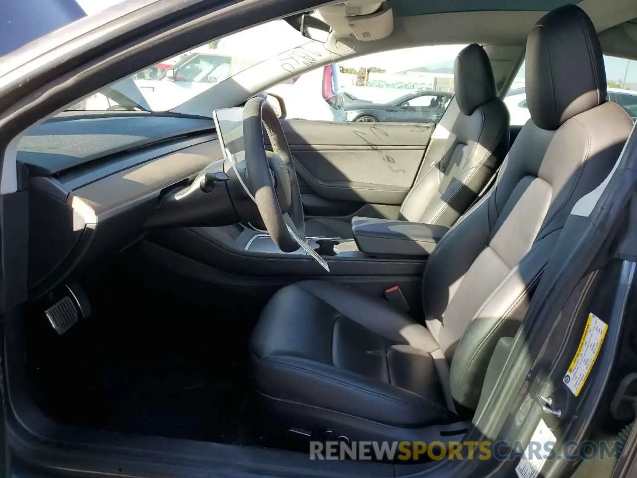 7 Photograph of a damaged car 5YJ3E1EBXMF938271 TESLA MODEL 3 2021