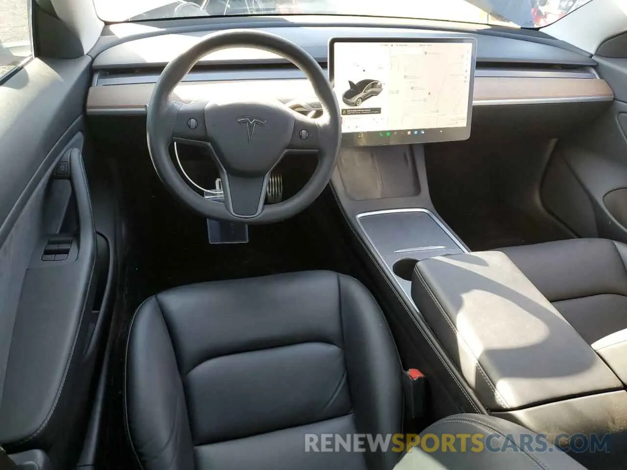 8 Photograph of a damaged car 5YJ3E1EBXMF938271 TESLA MODEL 3 2021