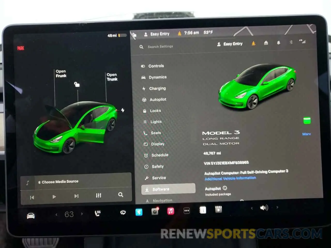 9 Photograph of a damaged car 5YJ3E1EBXMF938965 TESLA MODEL 3 2021