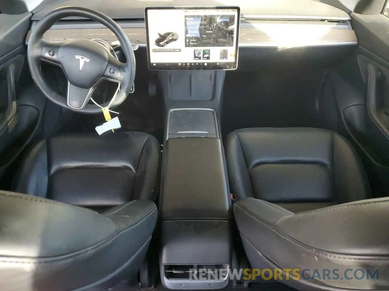 8 Photograph of a damaged car 5YJ3E1EBXMF939100 TESLA MODEL 3 2021