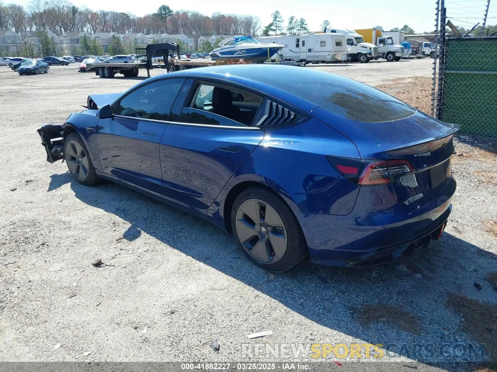 3 Photograph of a damaged car 5YJ3E1EBXMF961145 TESLA MODEL 3 2021