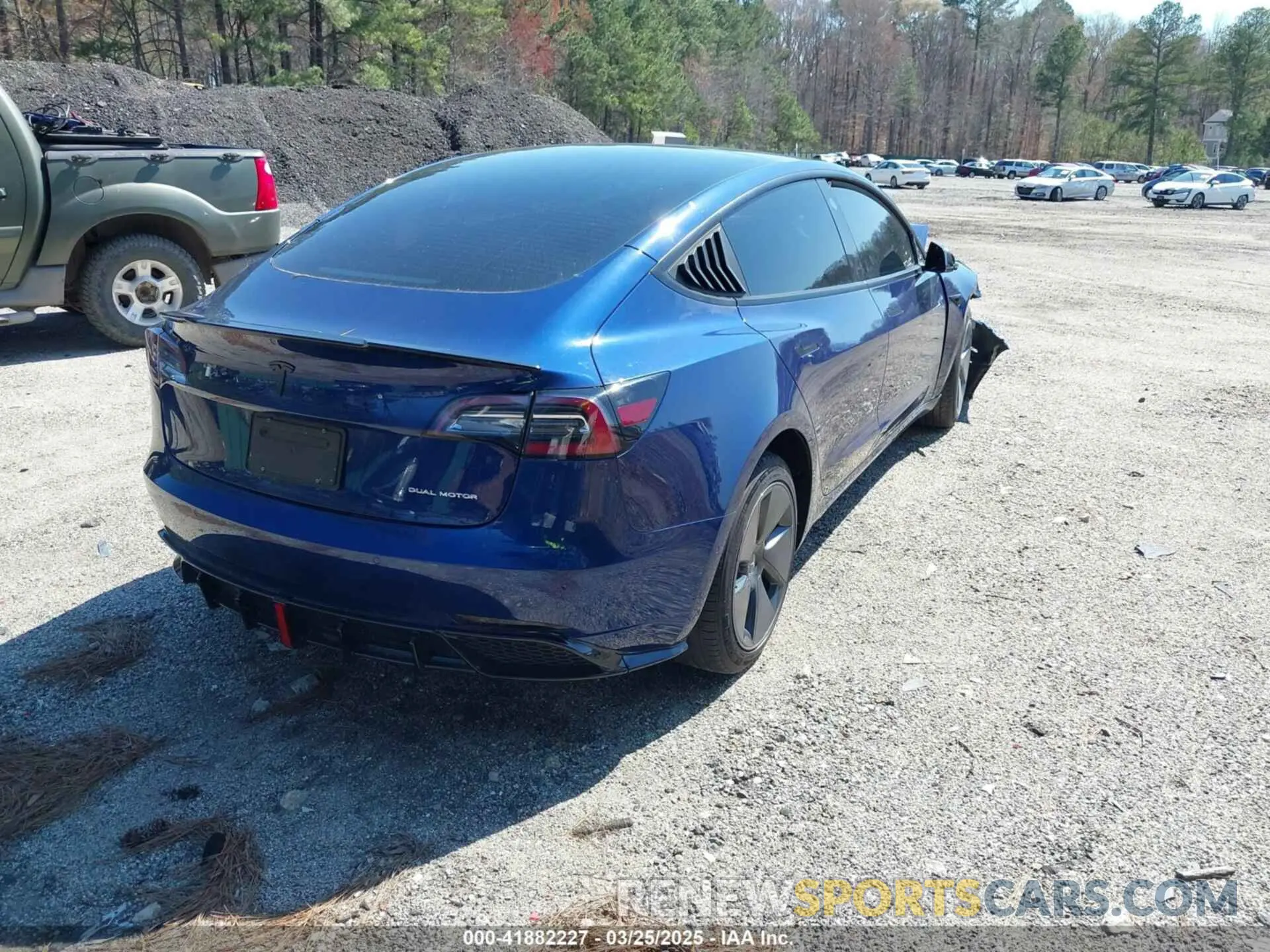 4 Photograph of a damaged car 5YJ3E1EBXMF961145 TESLA MODEL 3 2021