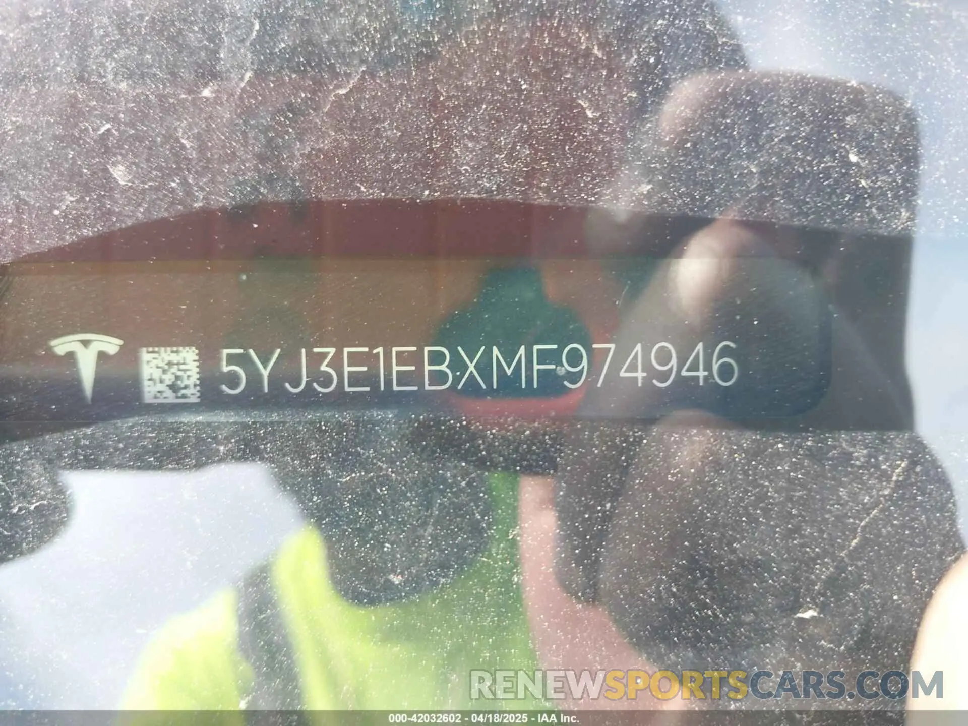 9 Photograph of a damaged car 5YJ3E1EBXMF974946 TESLA MODEL 3 2021