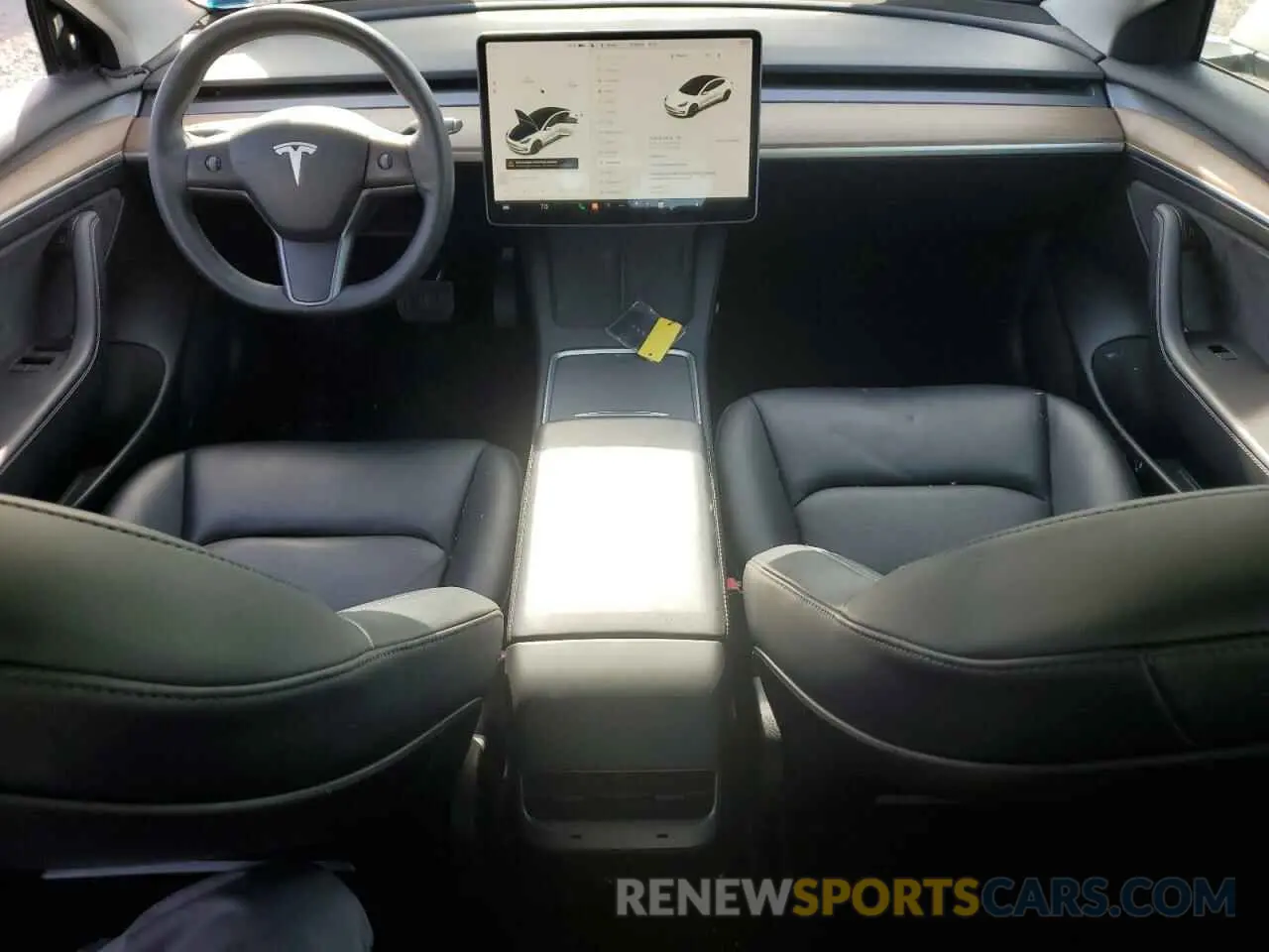 8 Photograph of a damaged car 5YJ3E1EBXMF992279 TESLA MODEL 3 2021
