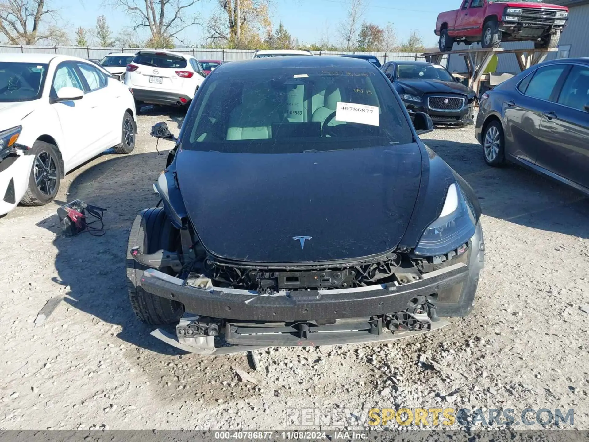 13 Photograph of a damaged car 5YJ3E1EBXMF992833 TESLA MODEL 3 2021