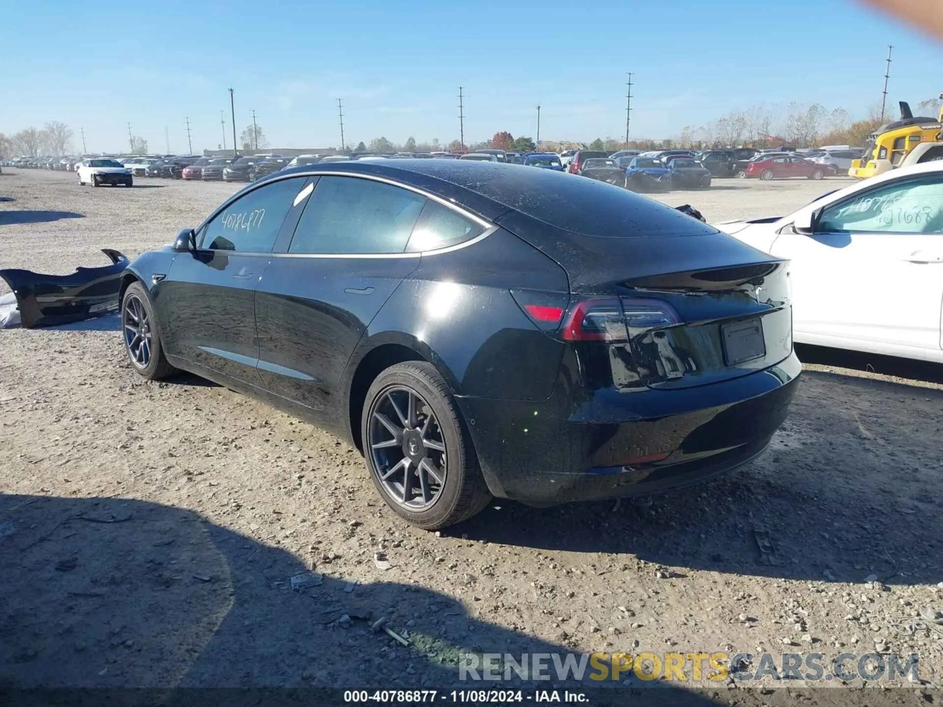 3 Photograph of a damaged car 5YJ3E1EBXMF992833 TESLA MODEL 3 2021