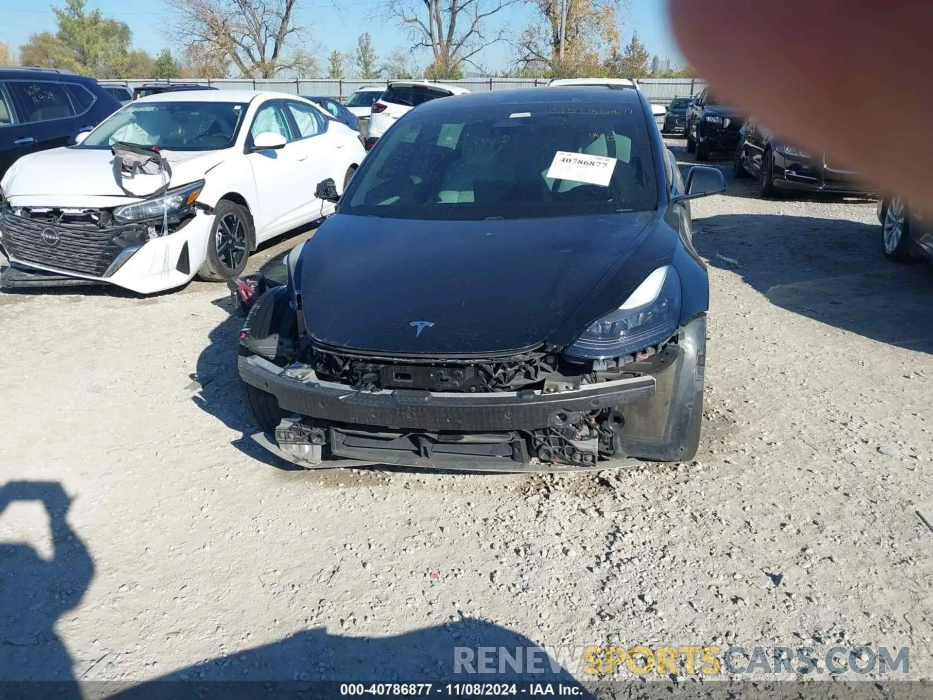6 Photograph of a damaged car 5YJ3E1EBXMF992833 TESLA MODEL 3 2021