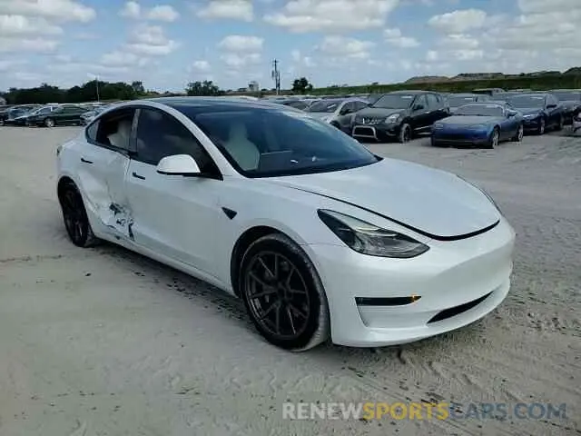14 Photograph of a damaged car 5YJ3E1EBXMF993027 TESLA MODEL 3 2021