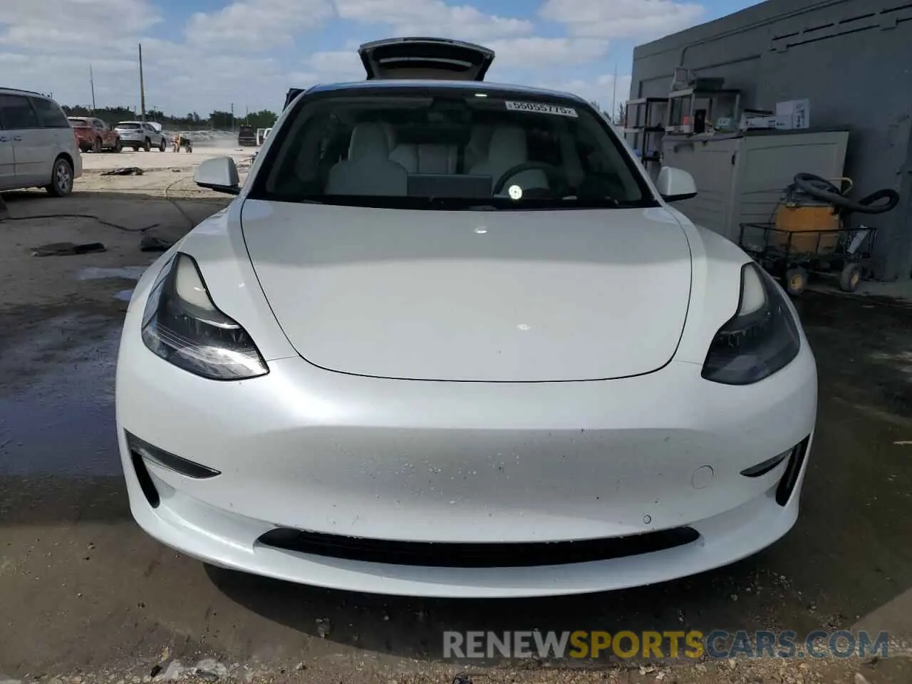 5 Photograph of a damaged car 5YJ3E1EBXMF993027 TESLA MODEL 3 2021
