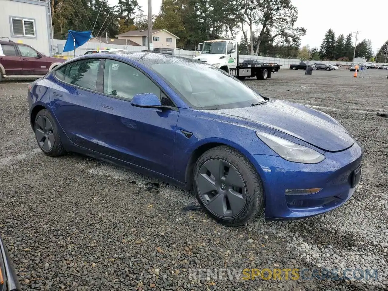 4 Photograph of a damaged car 5YJ3E1EBXMF998986 TESLA MODEL 3 2021