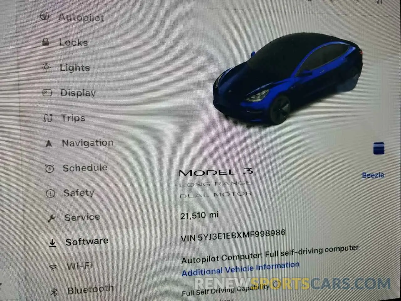9 Photograph of a damaged car 5YJ3E1EBXMF998986 TESLA MODEL 3 2021